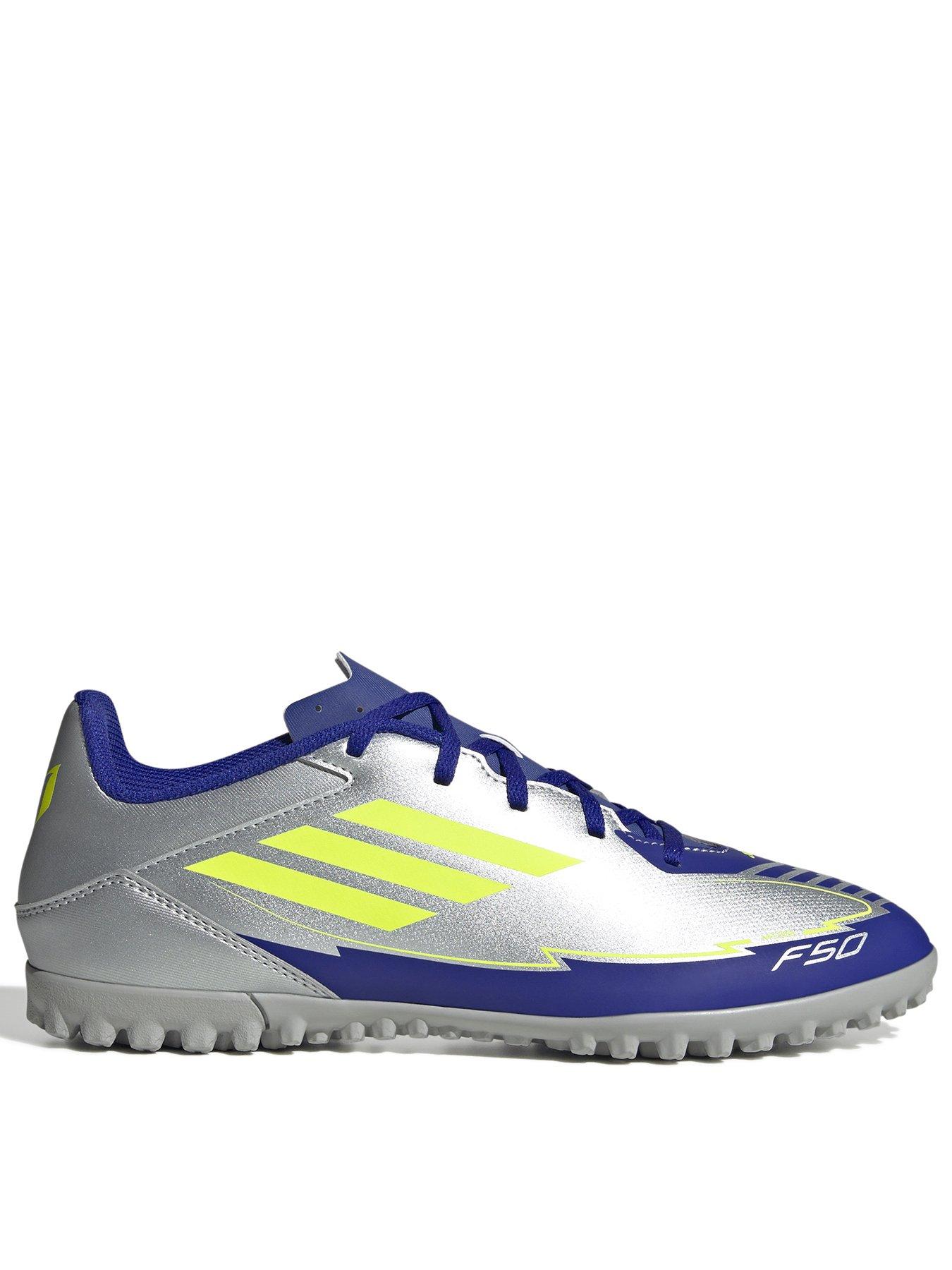 adidas Mens F50 Club Astro Turf Football Boots - Silver