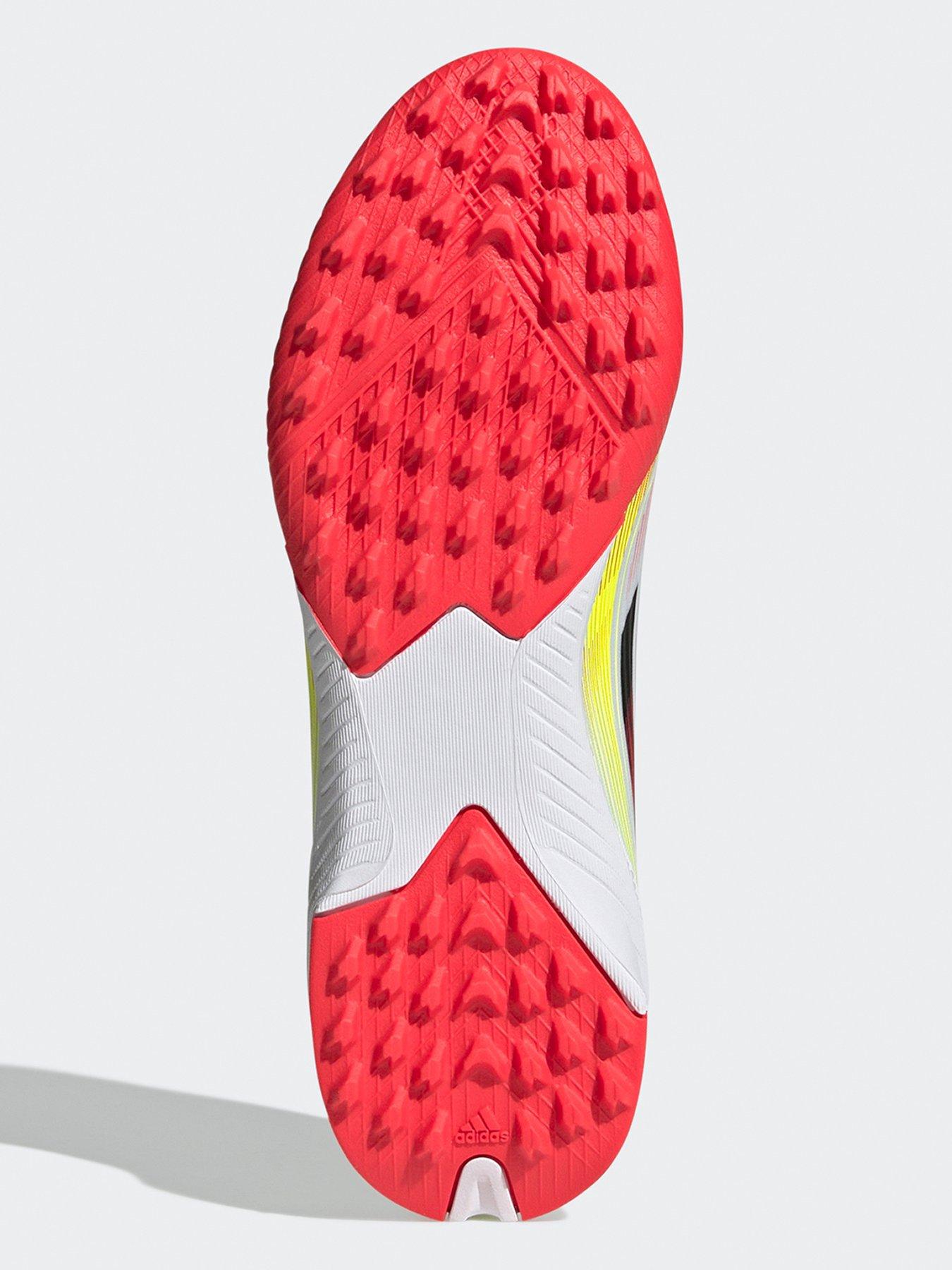  image of adidas-junior-f50-league-laceless-astro-turf-football-boot-white