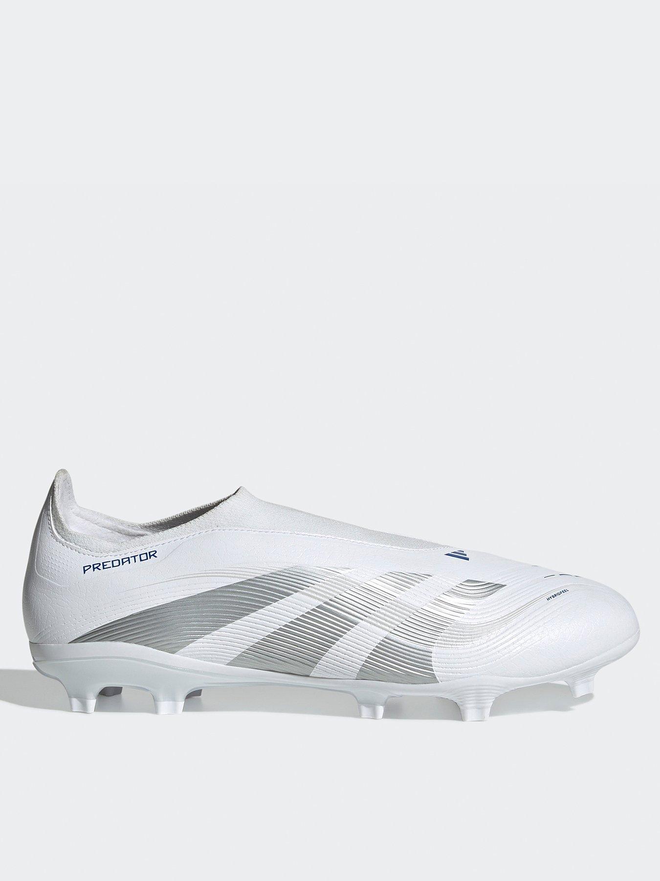 adidas Mens Predator League Laceless Firm Ground Football Boot - White