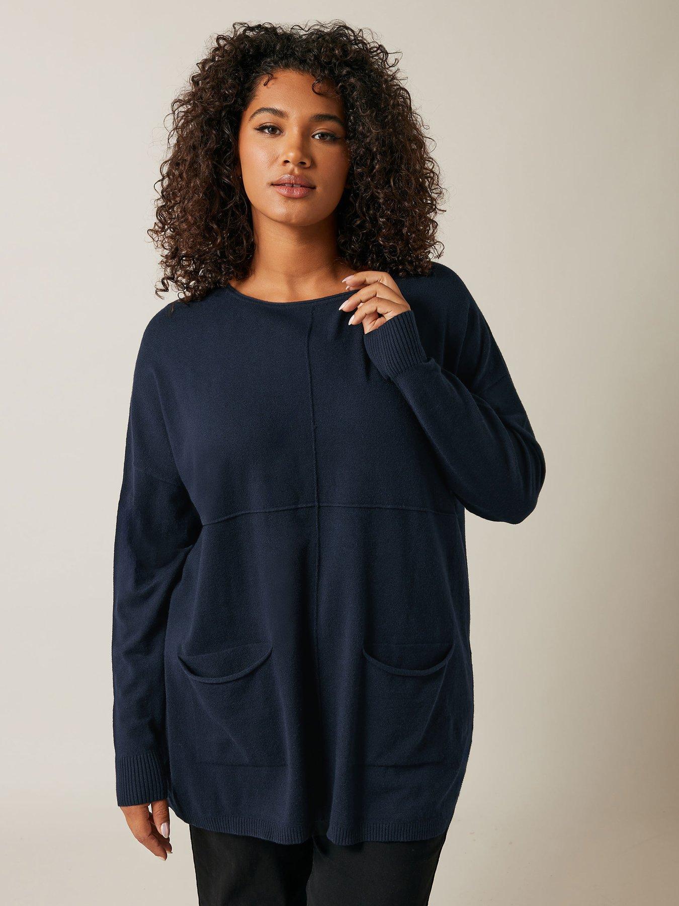 undefined Seam Detail Jumper - Blue
