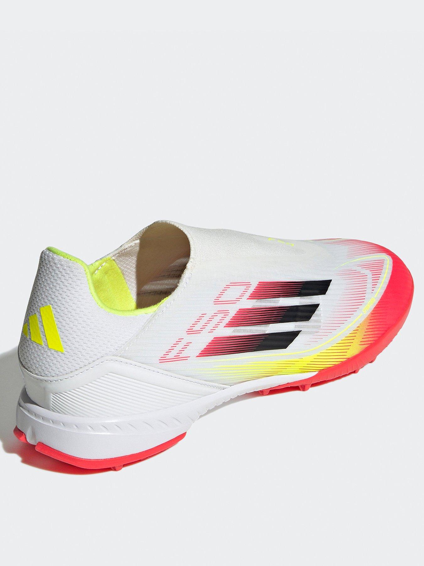  image of adidas-mens-f50-league-laceless-astro-turf-football-boot-white