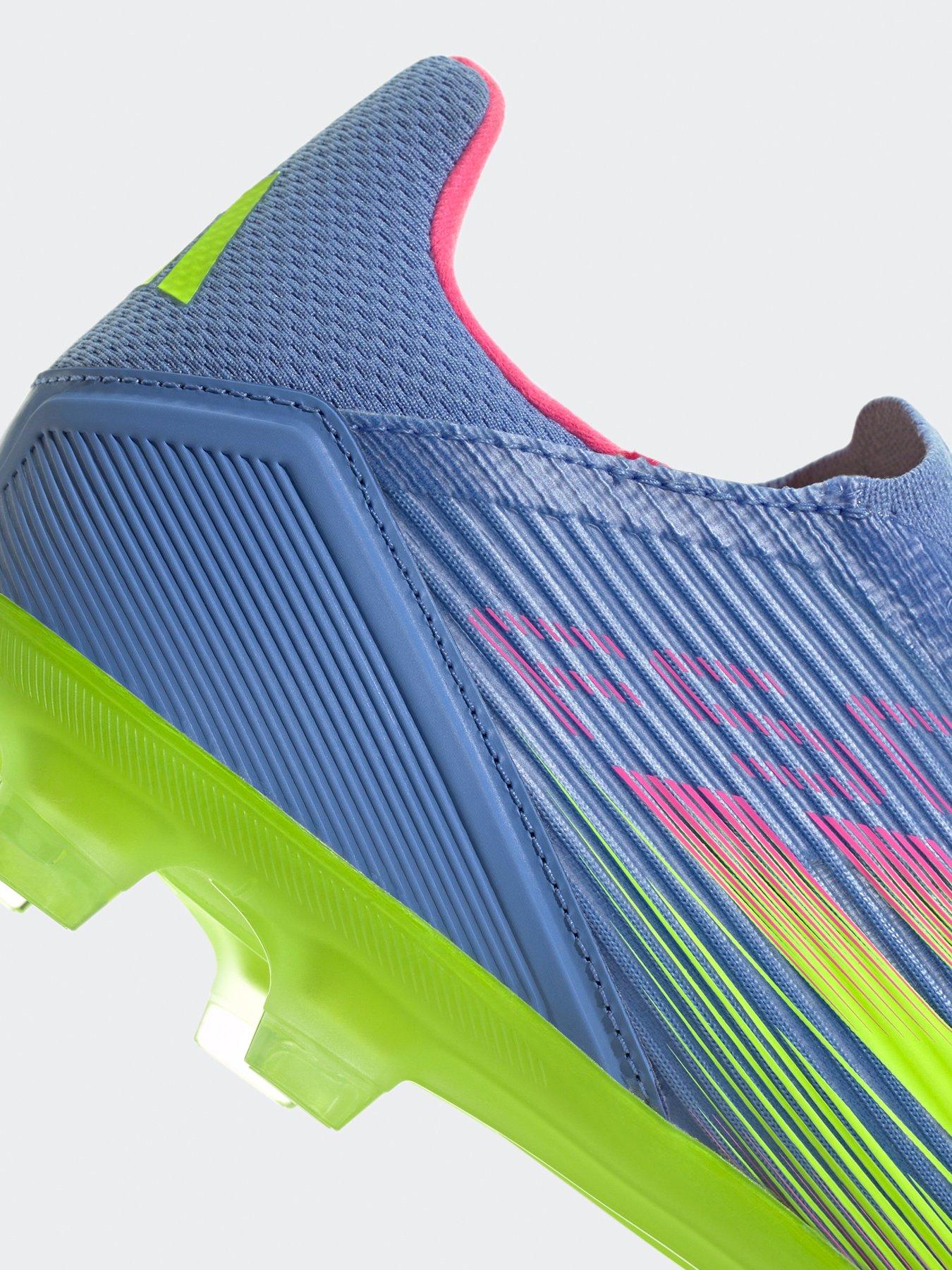 adidas Mens F50 League Laceless Firm Ground Football Boot Blue