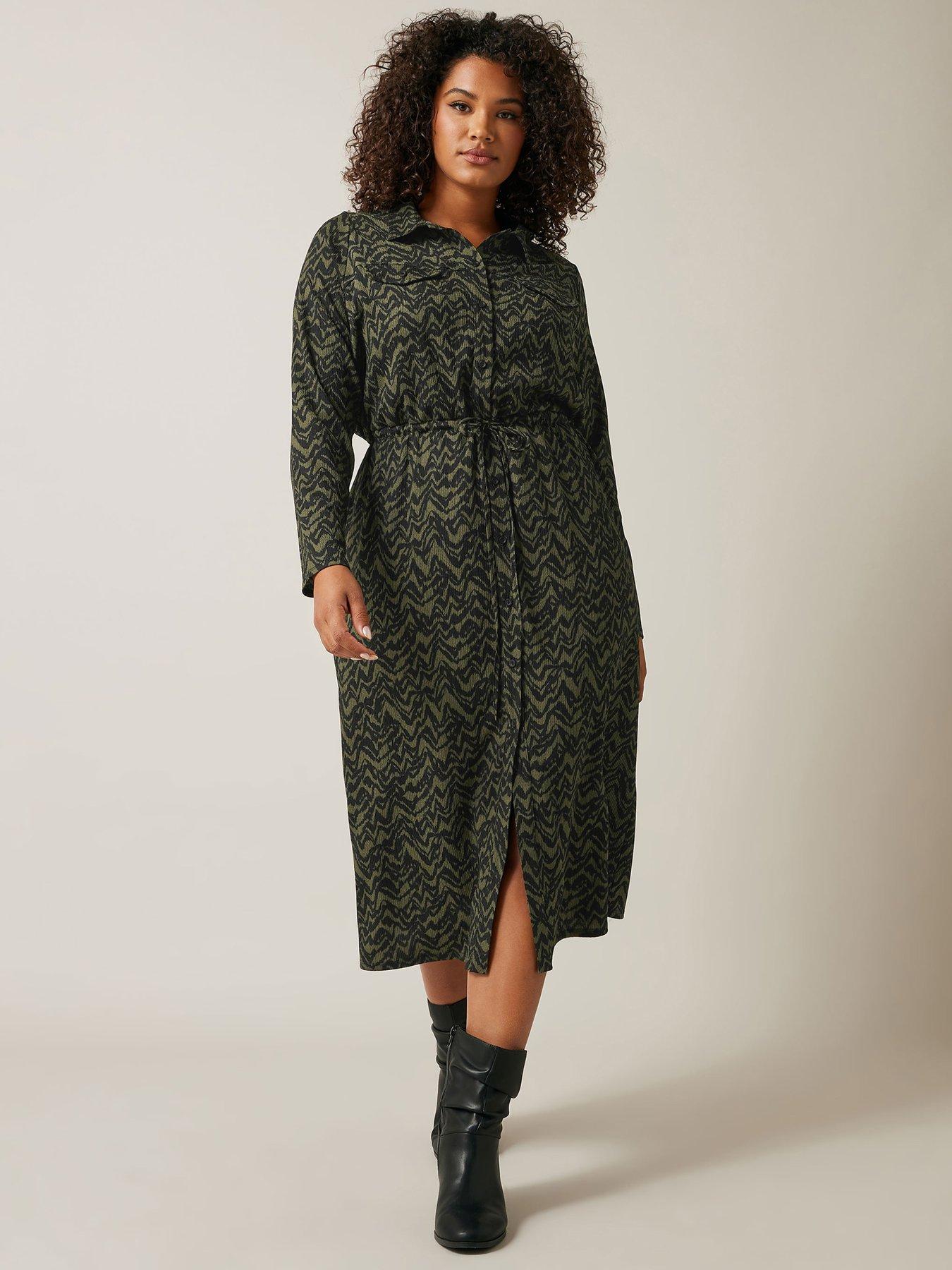 undefined Jersey Crepe Utility Dress