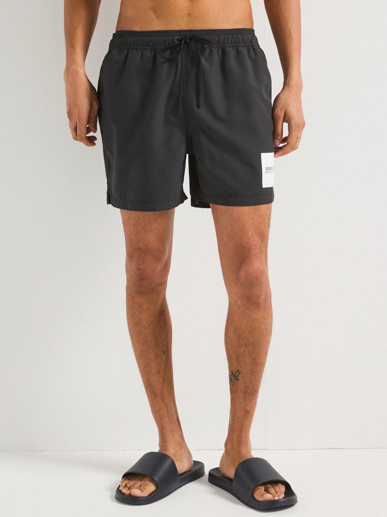 barbour-international-block-print-swim-shorts-black
