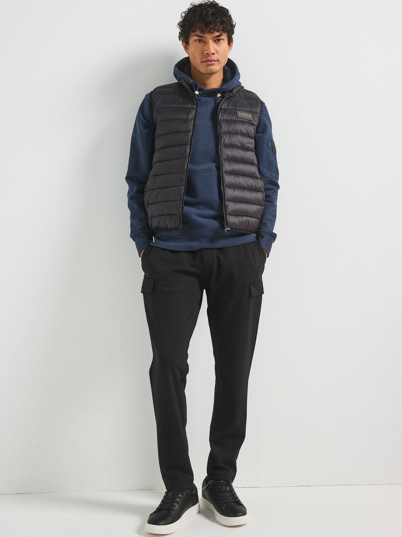  image of barbour-international-ewan-pullover-hoodie-navy