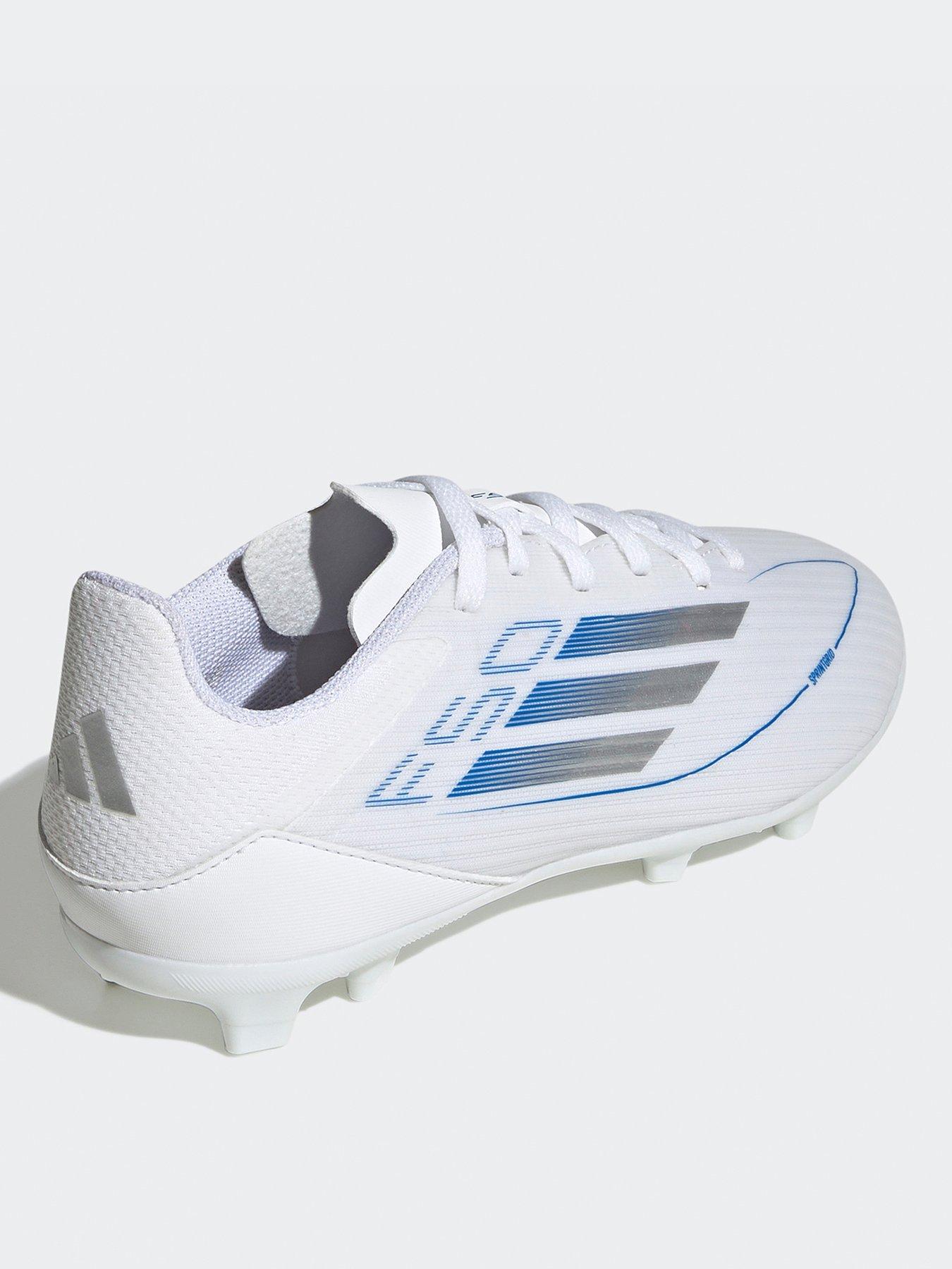  image of adidas-junior-f50-league-firm-ground-football-boot-white