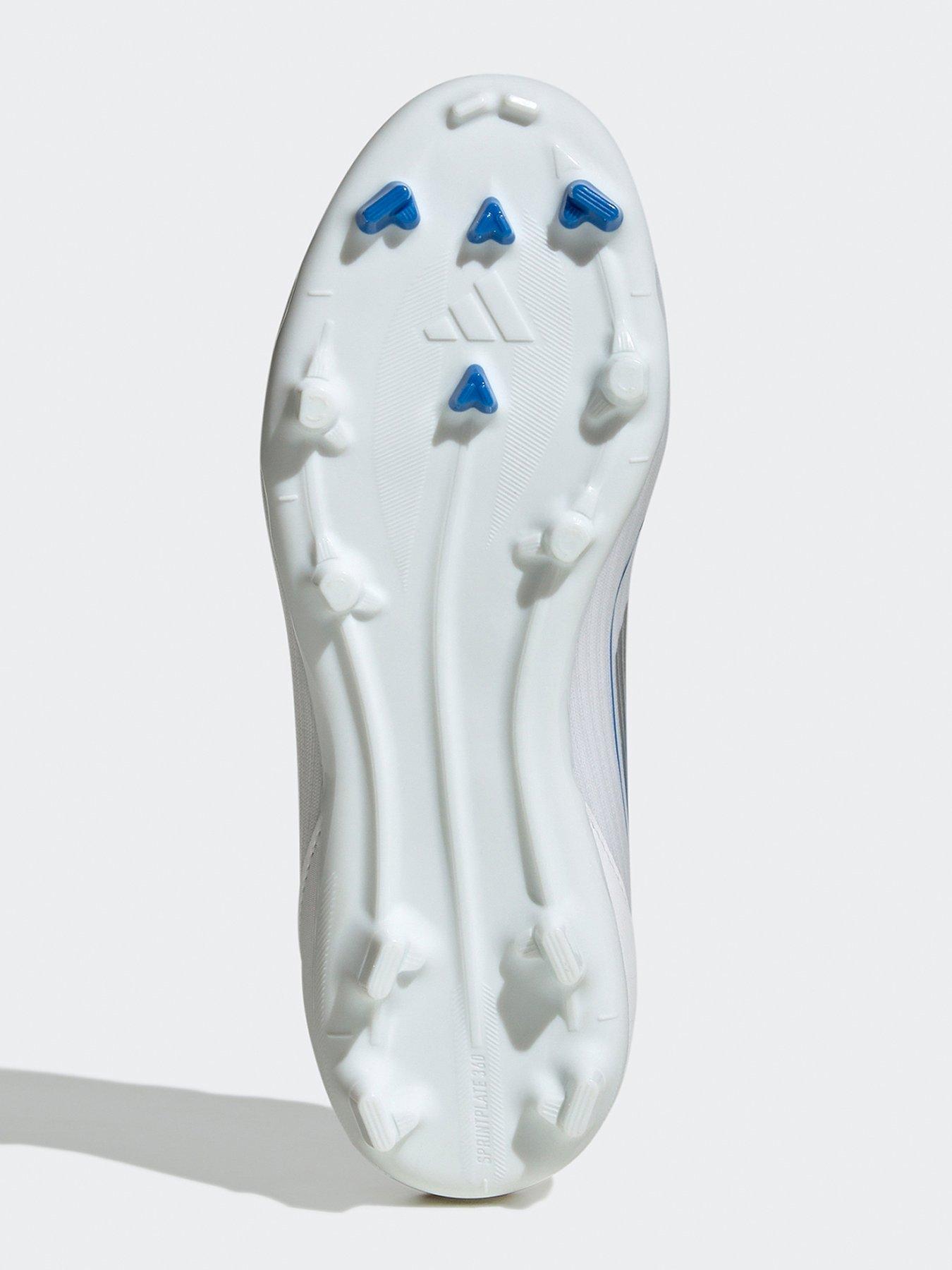  image of adidas-junior-f50-league-firm-ground-football-boot-white