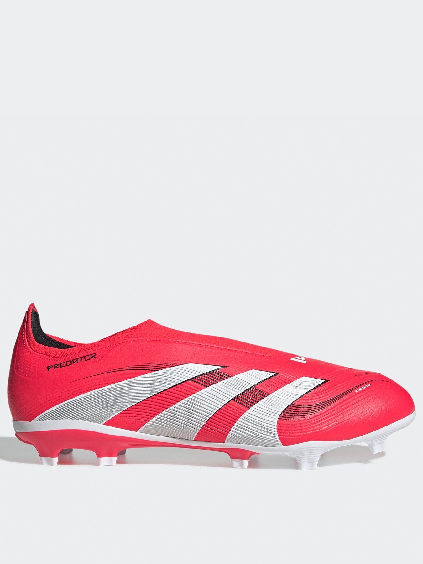 adidas Mens Predator League Laceless Firm Ground Football Boot - Red