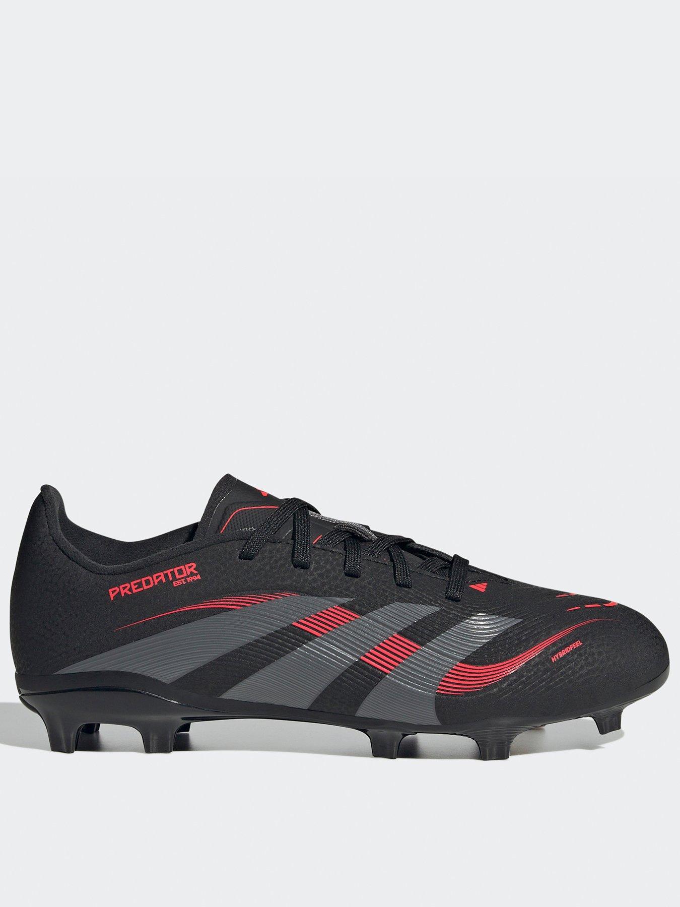  image of adidas-junior-predator-leaguenbspfirm-ground-football-boots-black
