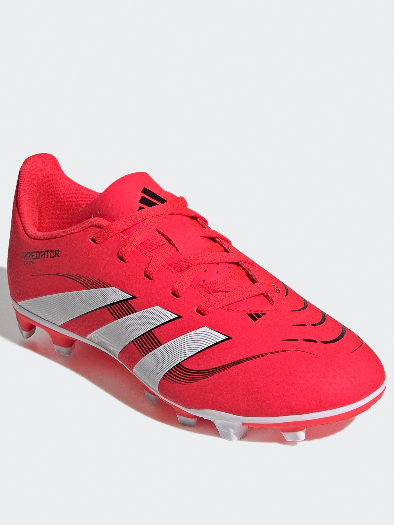 Image 2 of 8 of adidas Junior Predator Club Astro Turf Football Boot - Red