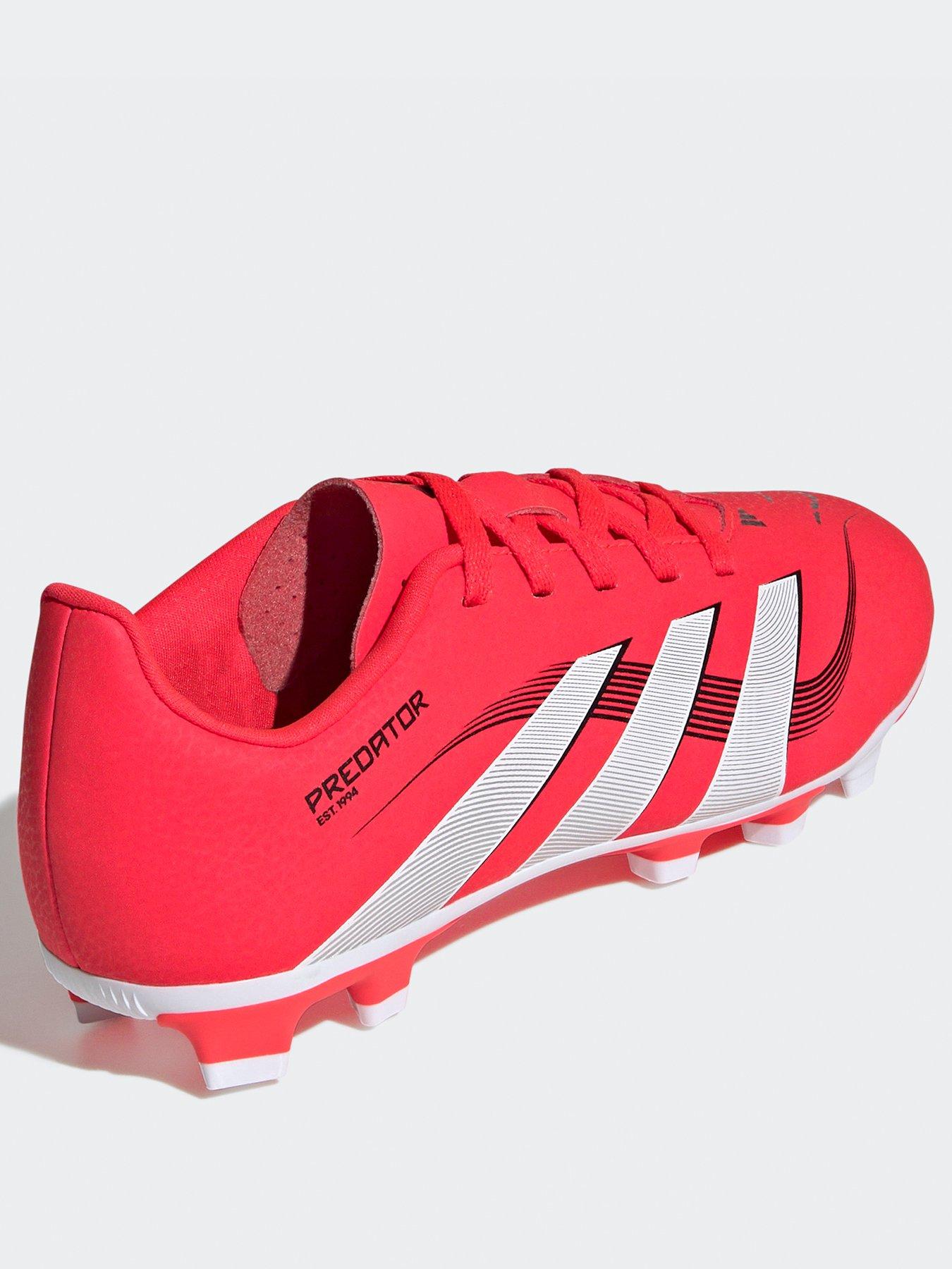 Image 3 of 8 of adidas Junior Predator Club Astro Turf Football Boot - Red