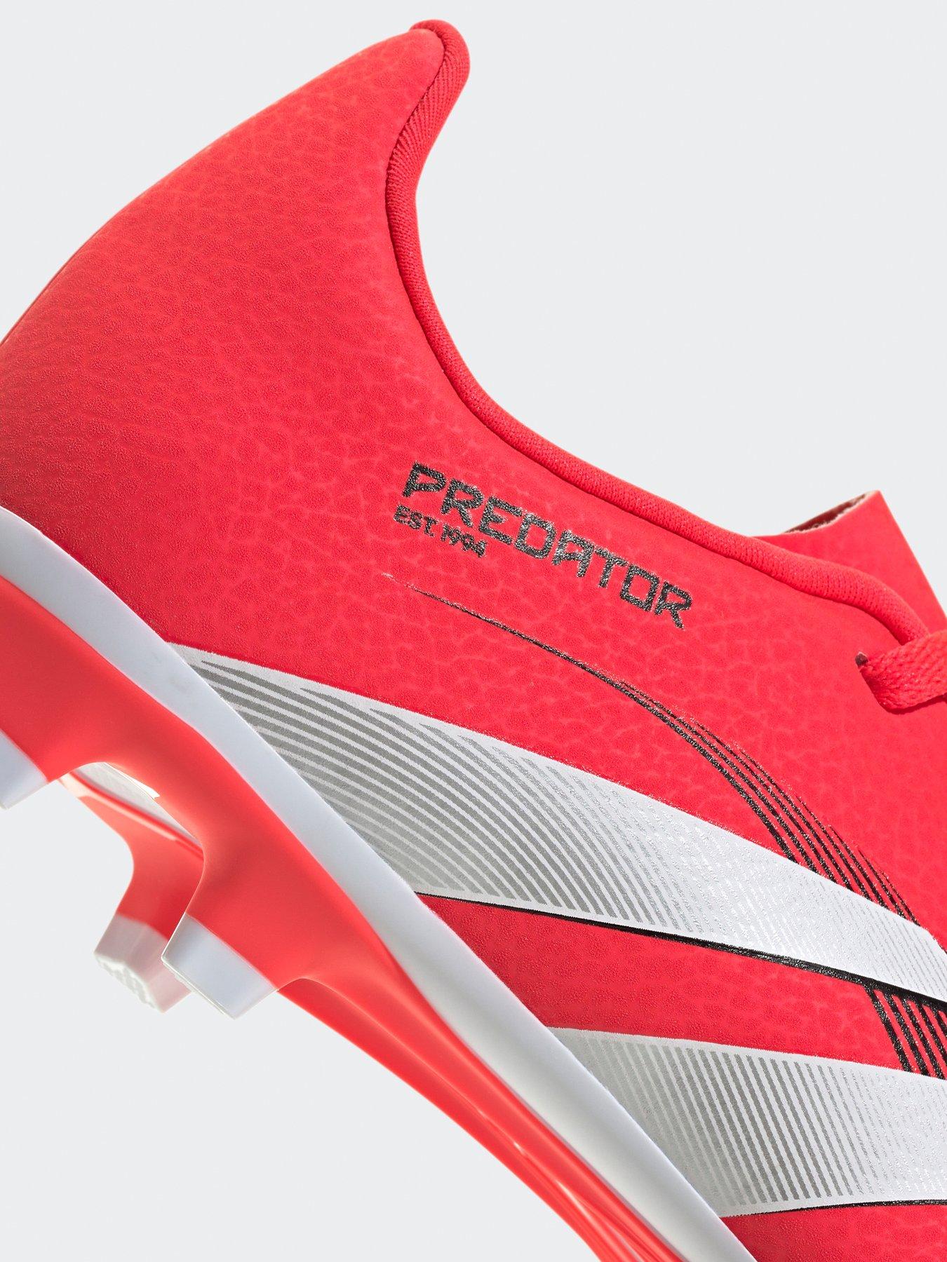 Image 6 of 8 of adidas Junior Predator Club Astro Turf Football Boot - Red