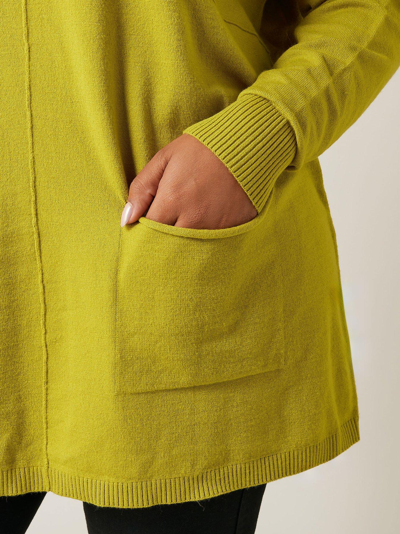  image of evans-seam-detail-jumper-green