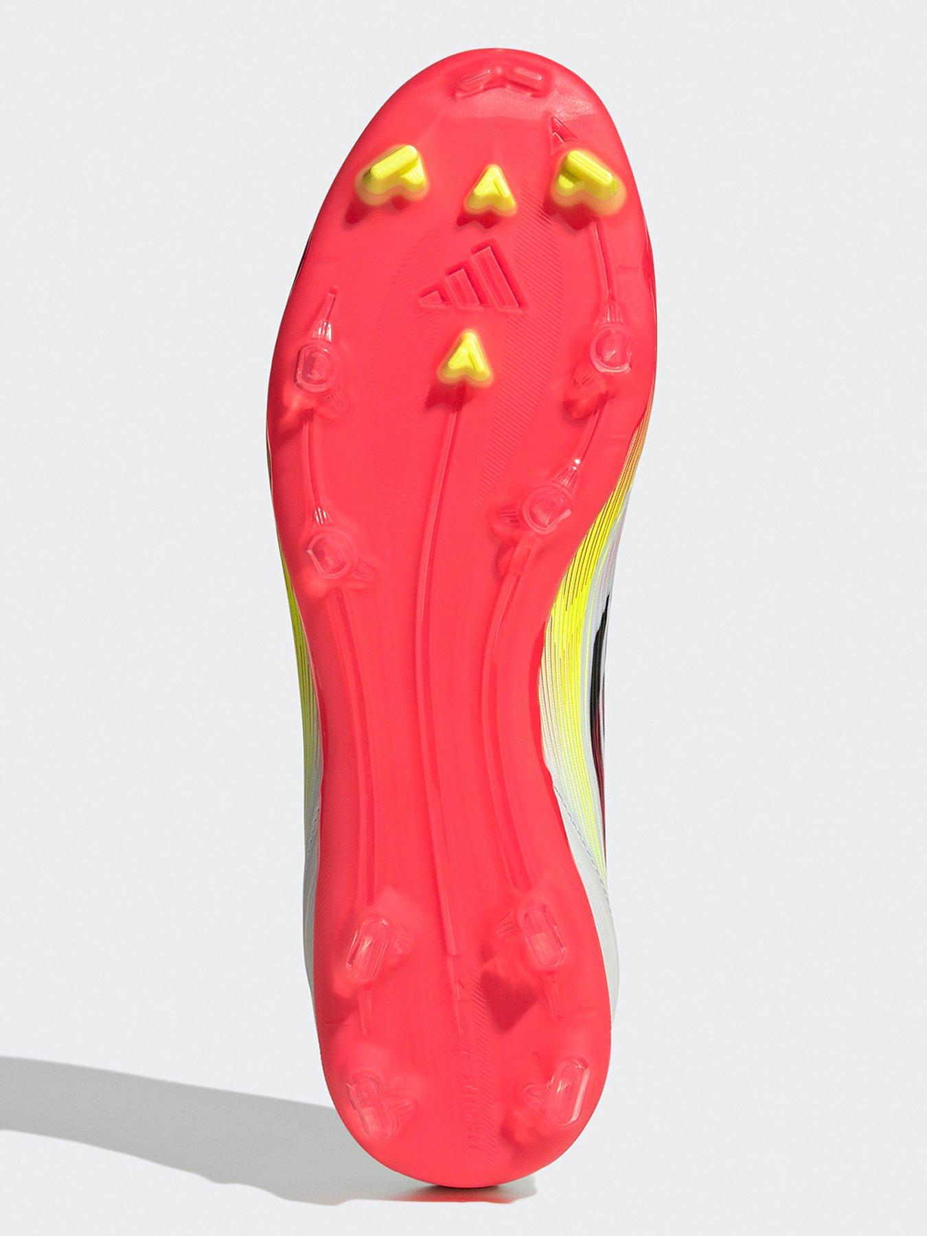  image of adidas-mens-f50-league-laceless-firm-ground-football-boot-white