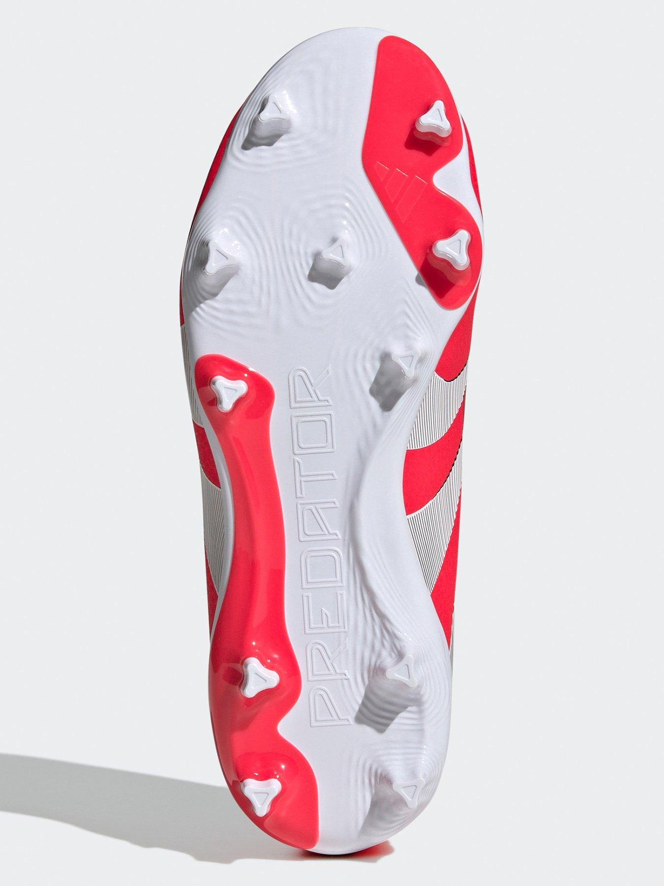  image of adidas-junior-predatornbspleague-laceless-firm-groundnbspfootball-boots-red