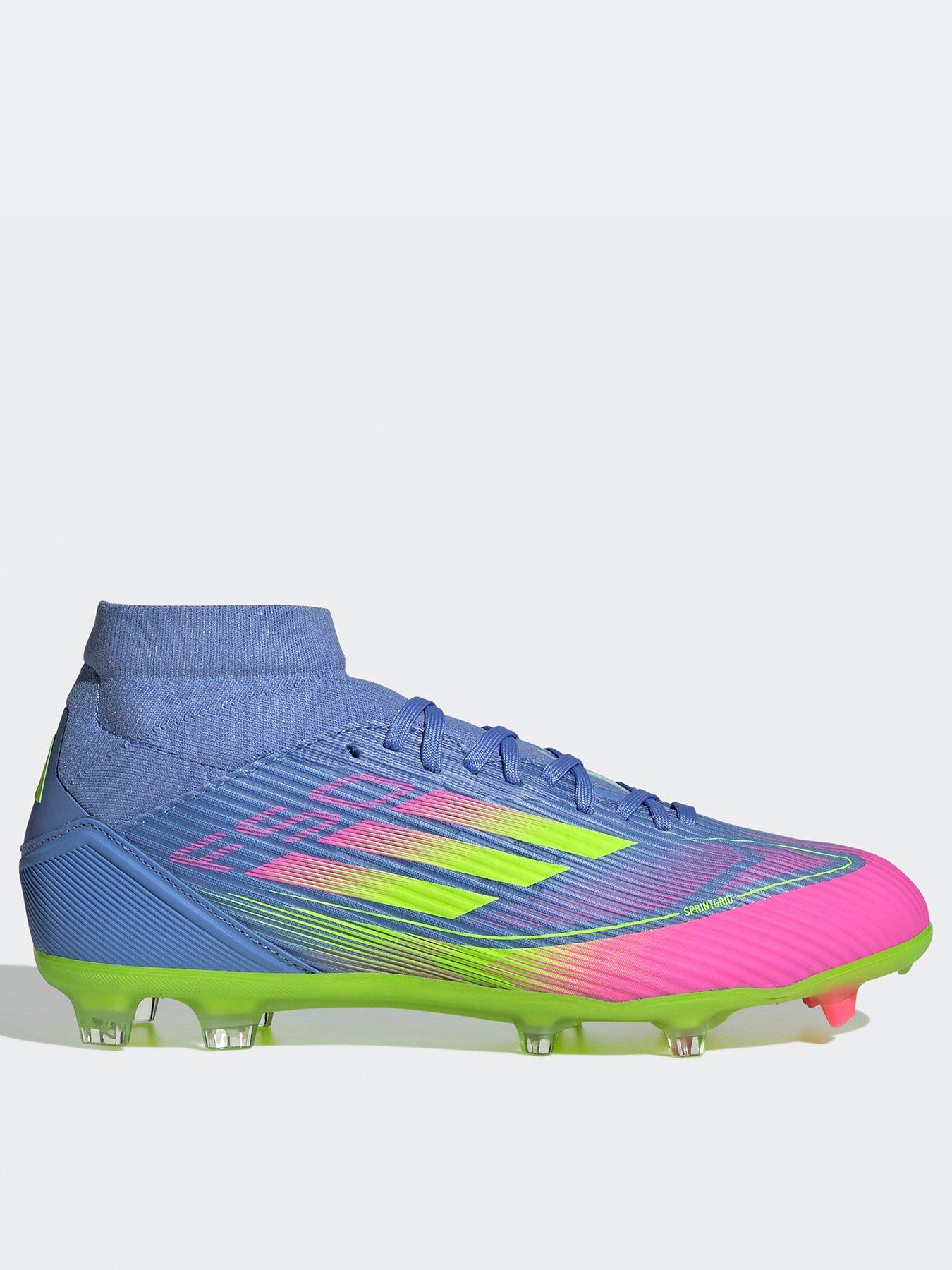  image of adidas-womens-f50-league-firm-ground-football-boot-blue