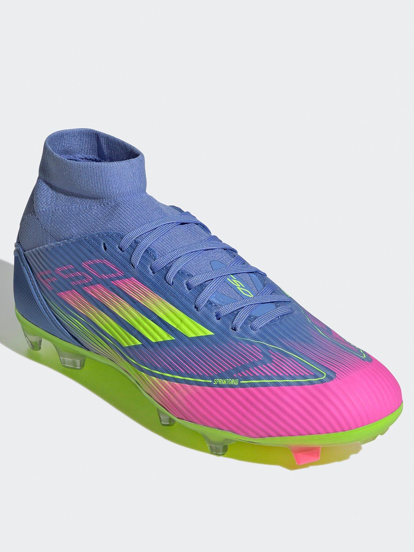  image of adidas-womens-f50-league-firm-ground-football-boot-blue