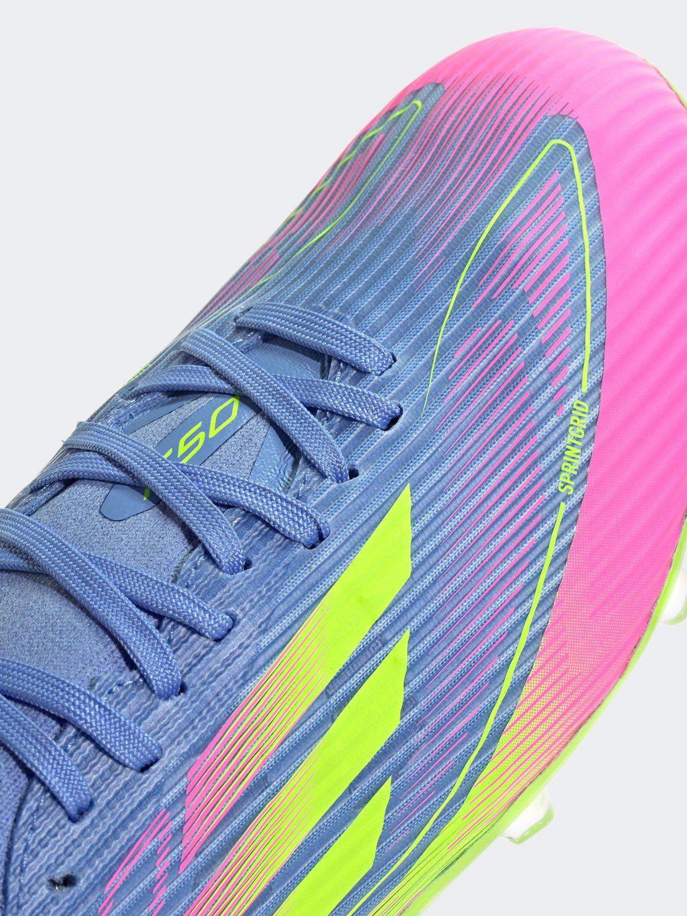  image of adidas-womens-f50-league-firm-ground-football-boot-blue