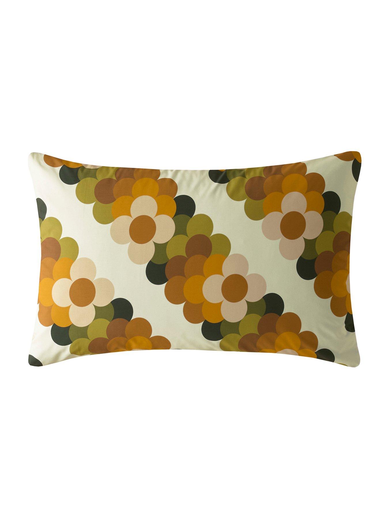  image of orla-kiely-retro-flower-stripe-duvet-set--double