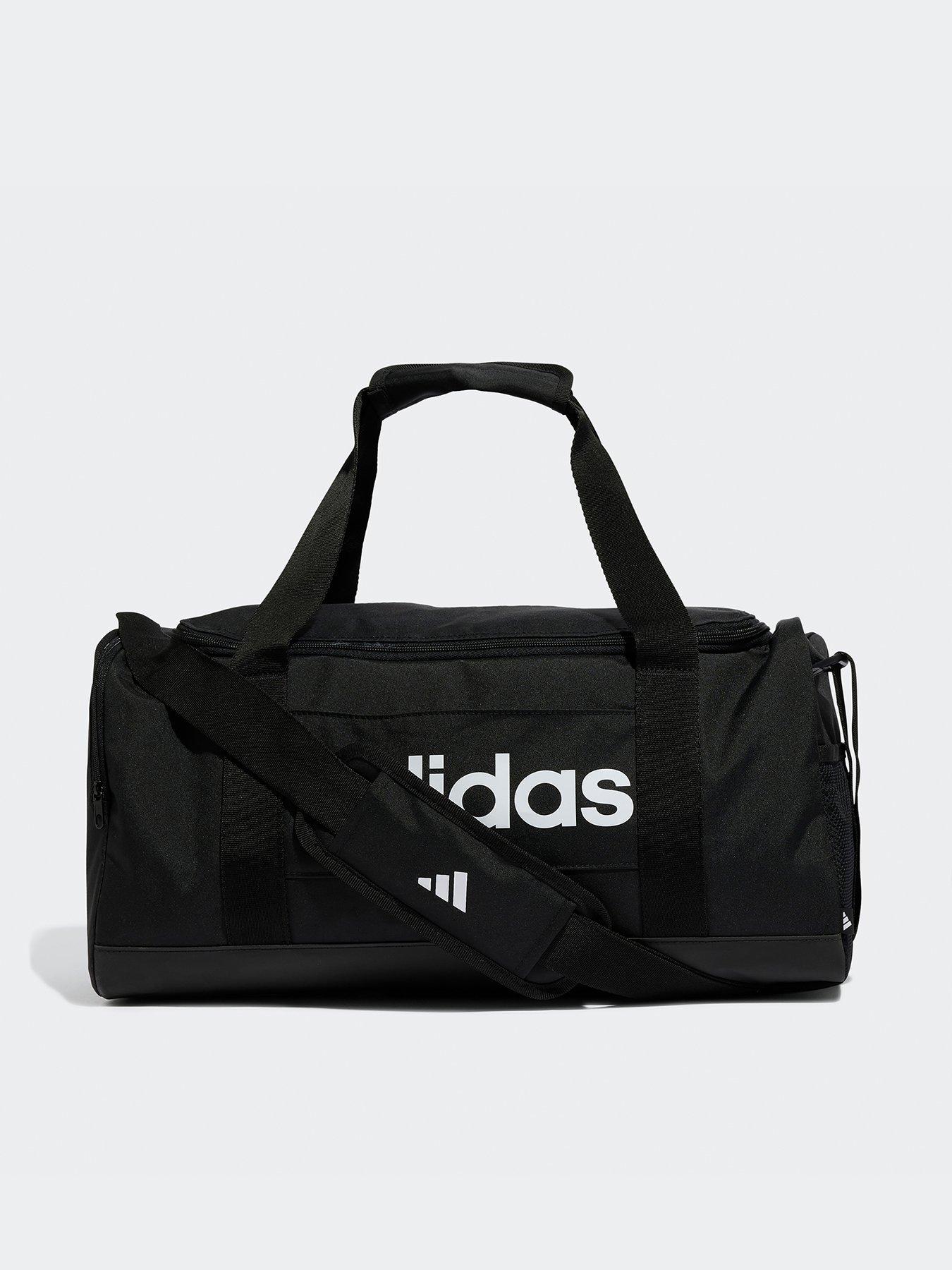  image of adidas-sportswear-unisex-linear-duffel-small-black