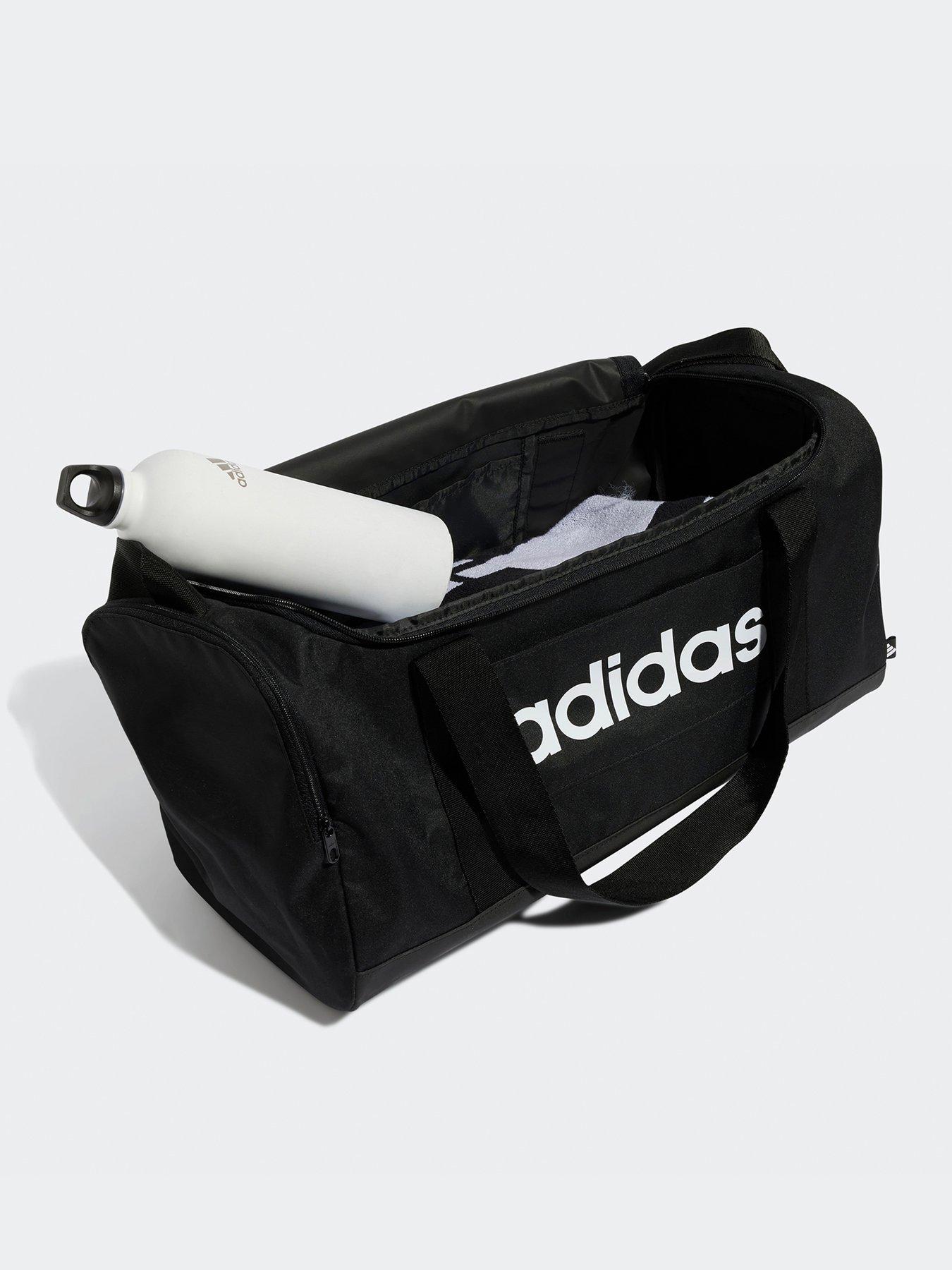  image of adidas-sportswear-unisex-linear-duffel-small-black