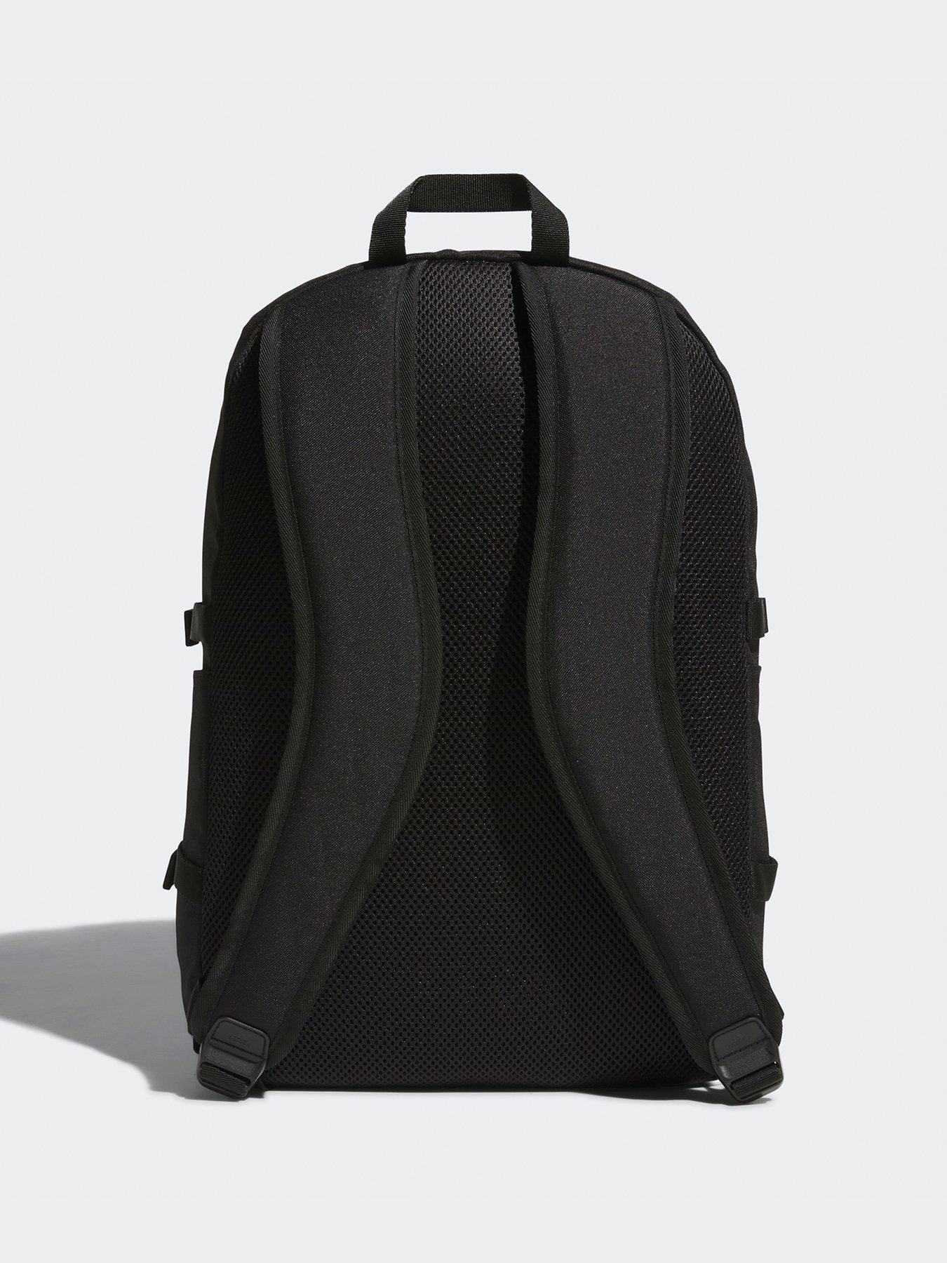  image of adidas-sportswear-unisex-essentials-multi-pocket-backpack-black