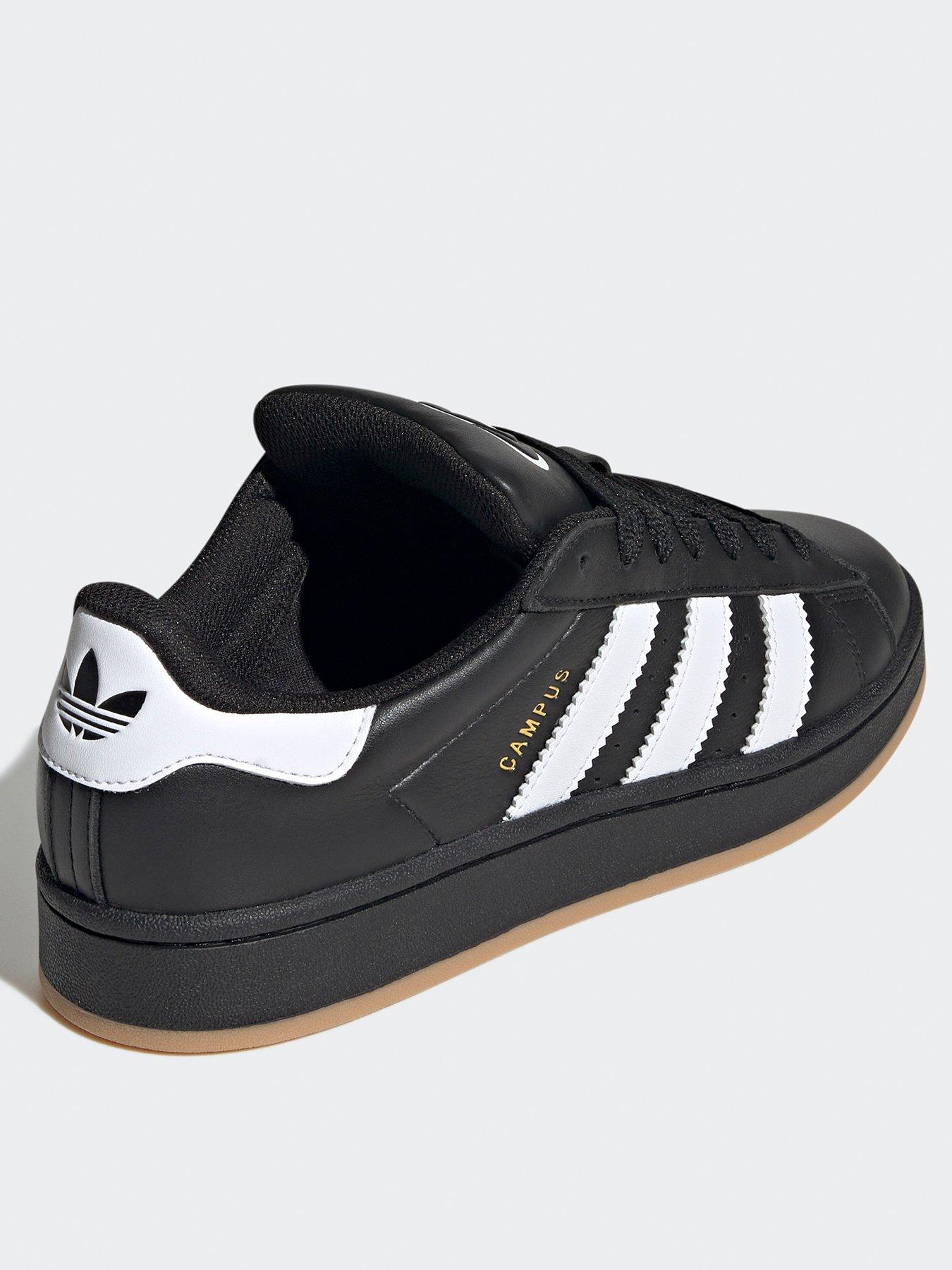  image of adidas-originals-unisex-campus-00s-trainers-blackwhite