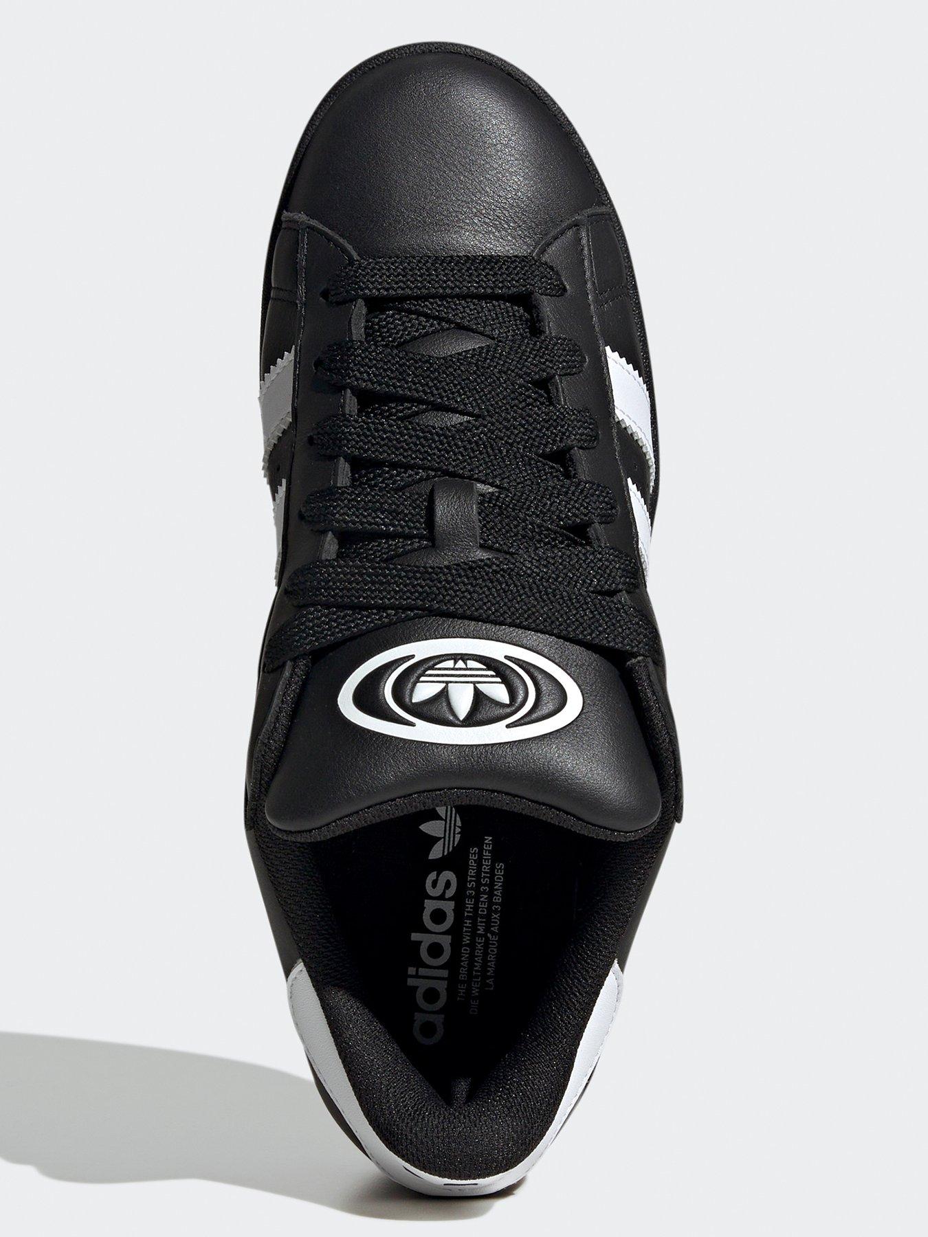  image of adidas-originals-unisex-campus-00s-trainers-blackwhite