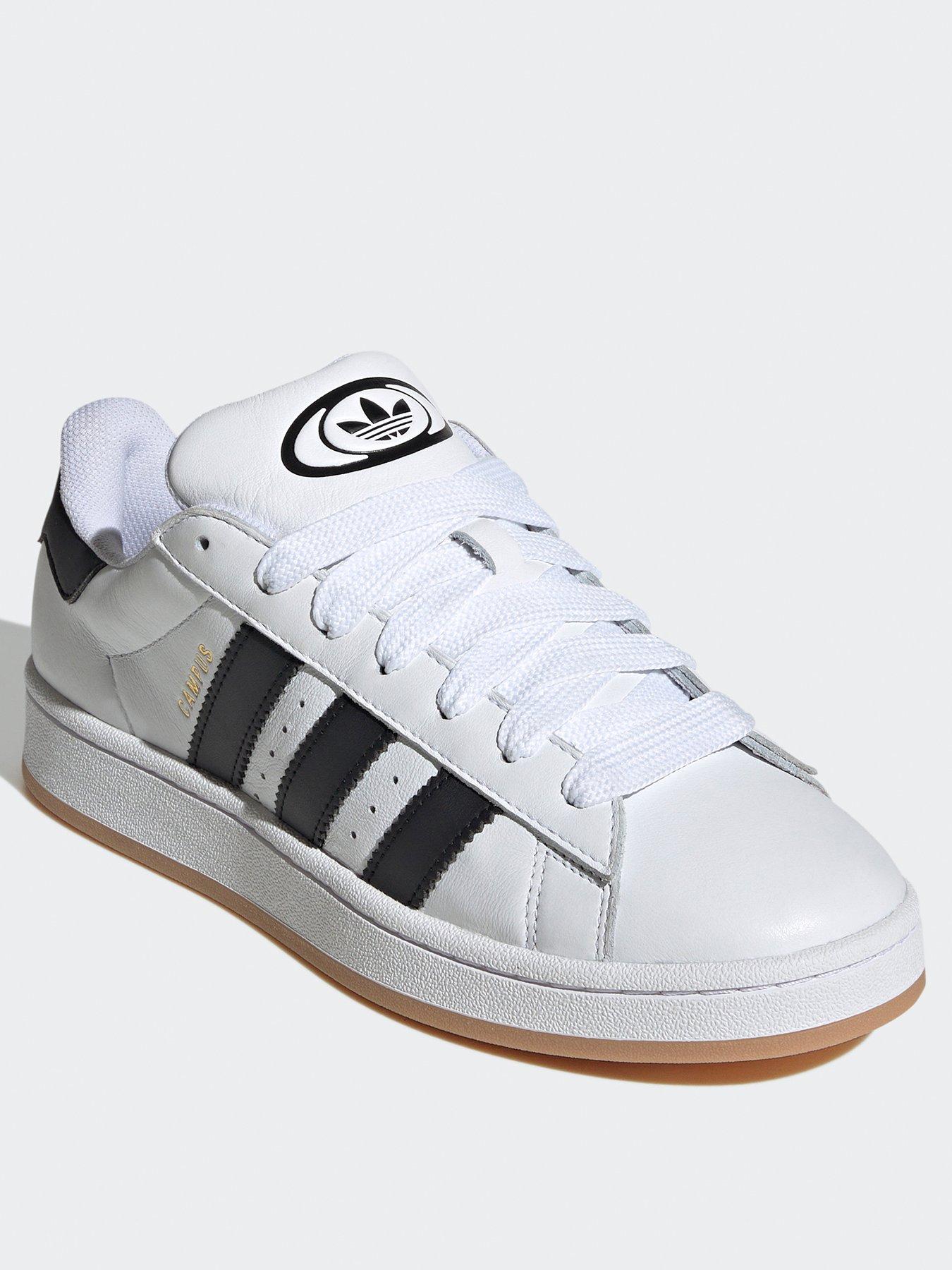  image of adidas-originals-unisex-campus-00s-trainers-whiteblack