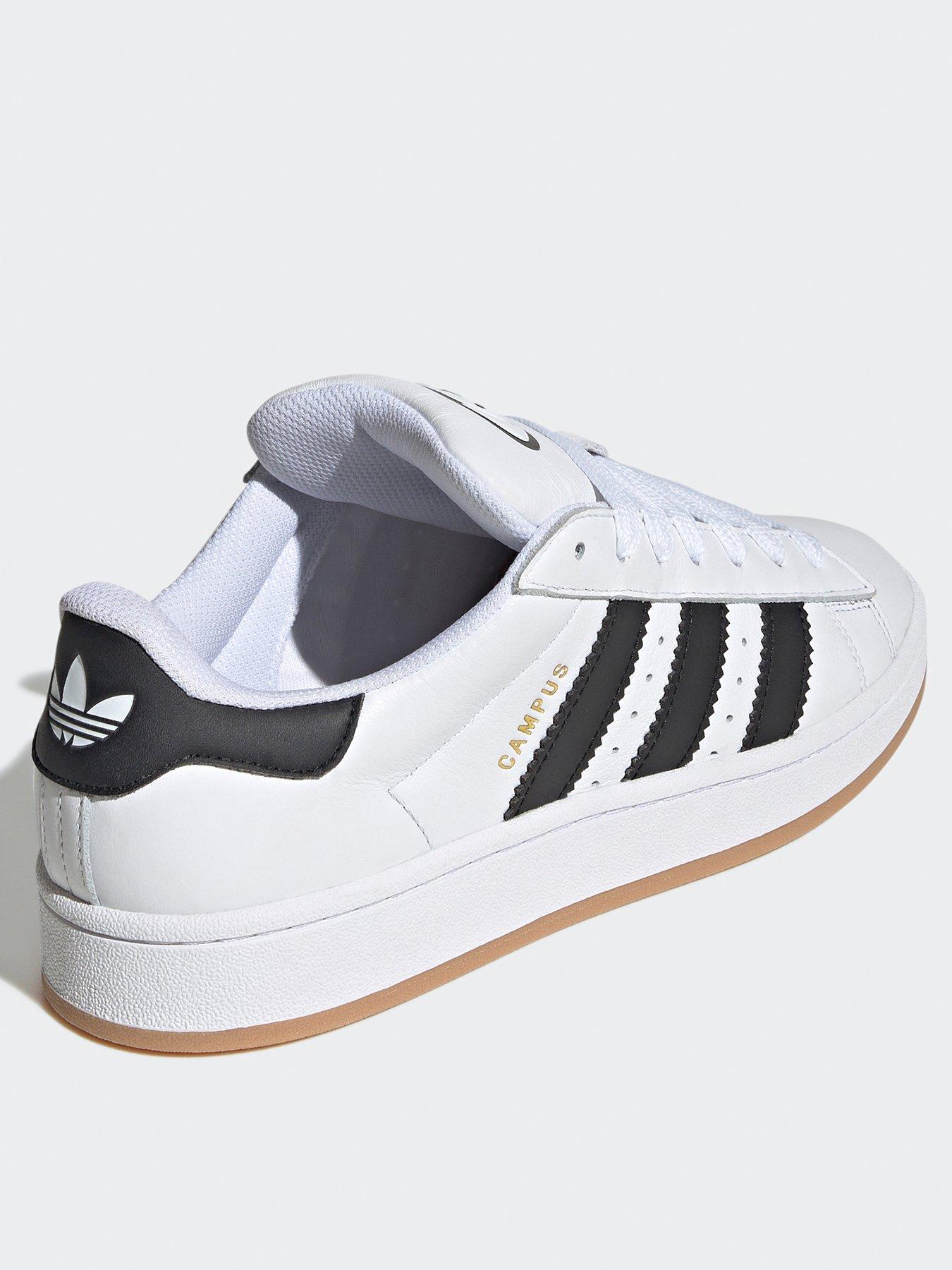  image of adidas-originals-unisex-campus-00s-trainers-whiteblack