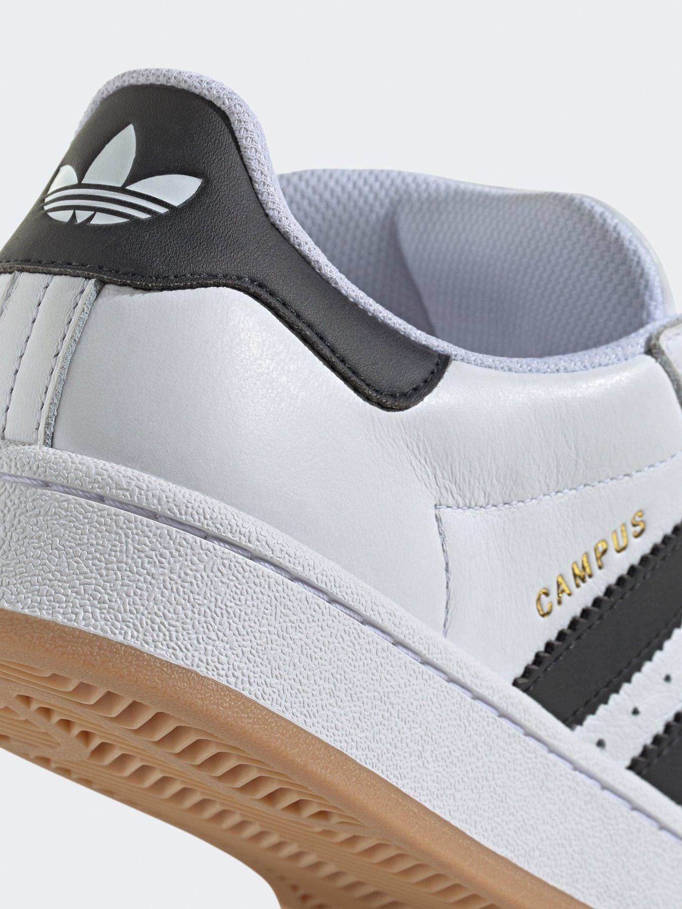  image of adidas-originals-unisex-campus-00s-trainers-whiteblack