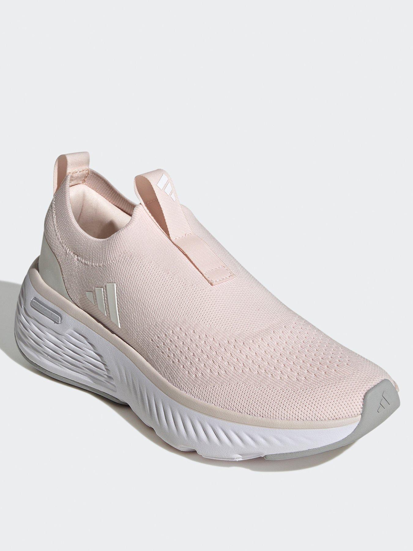  image of adidas-sportswear-womens-cloudfoam-go-sock-trainers-pink