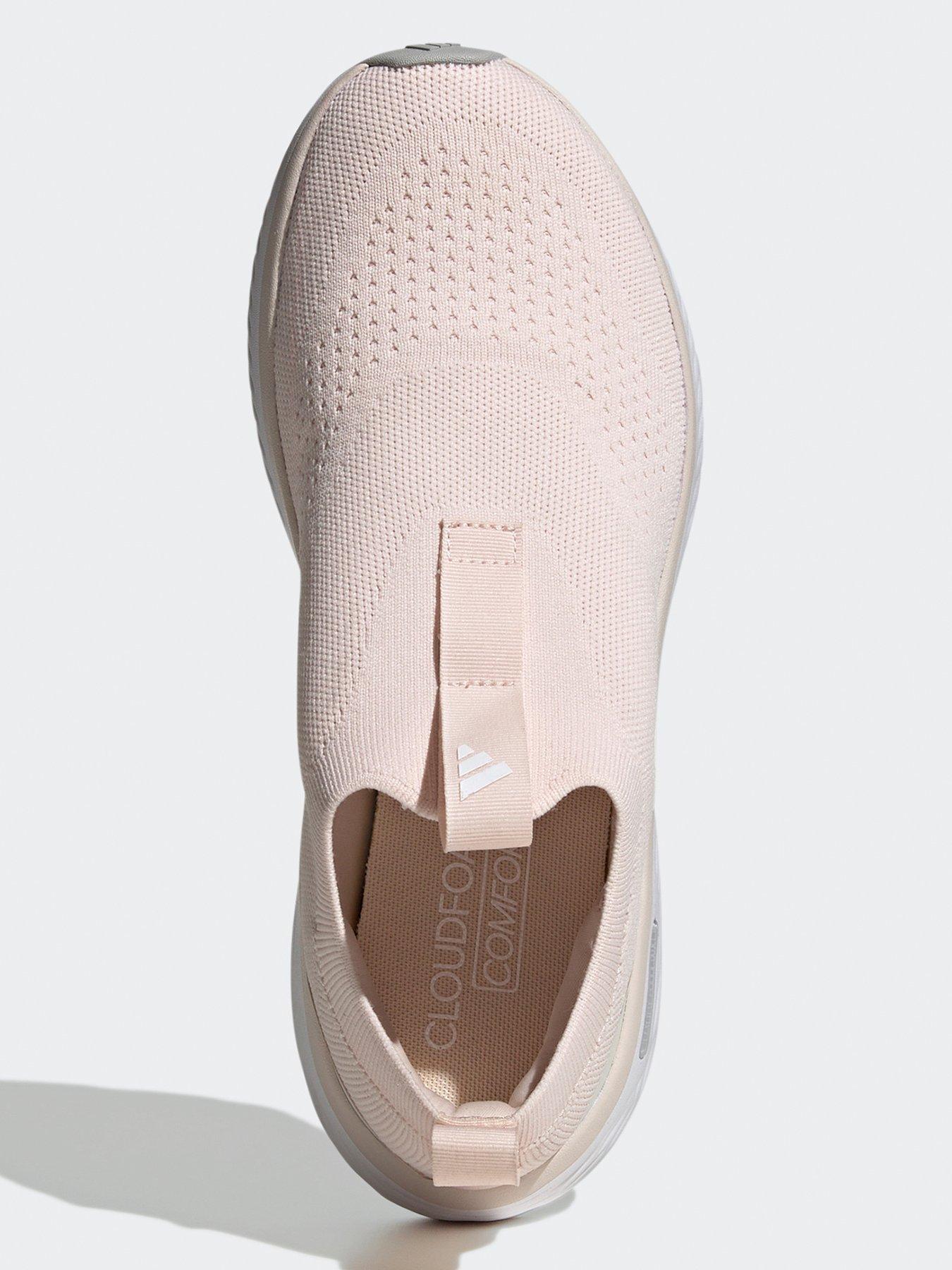  image of adidas-sportswear-womens-cloudfoam-go-sock-trainers-pink