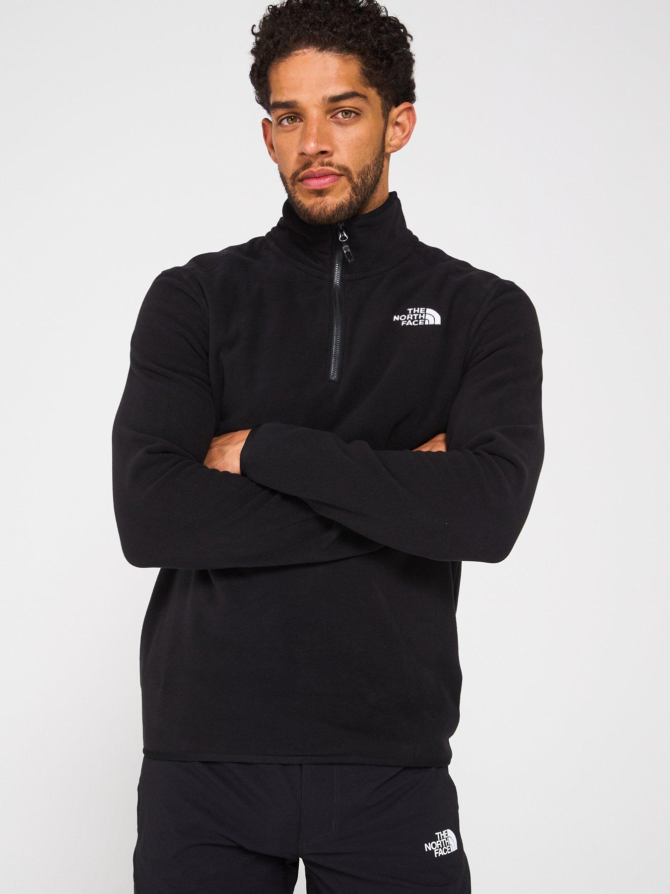 the-north-face-mens-100-glacier-14-zip-fleece-black