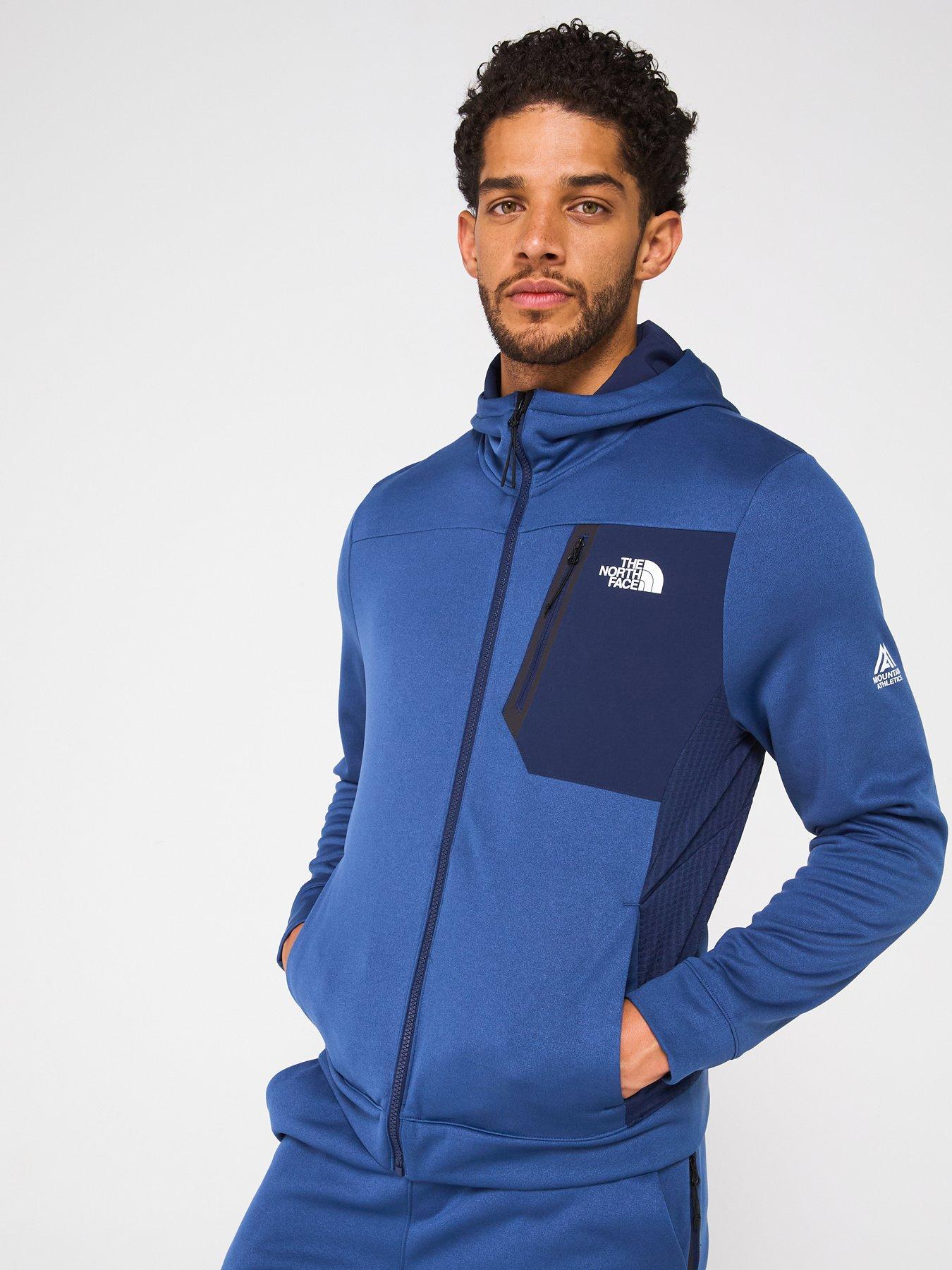 the-north-face-mens-mountain-athletic-full-zip-fleece-blue