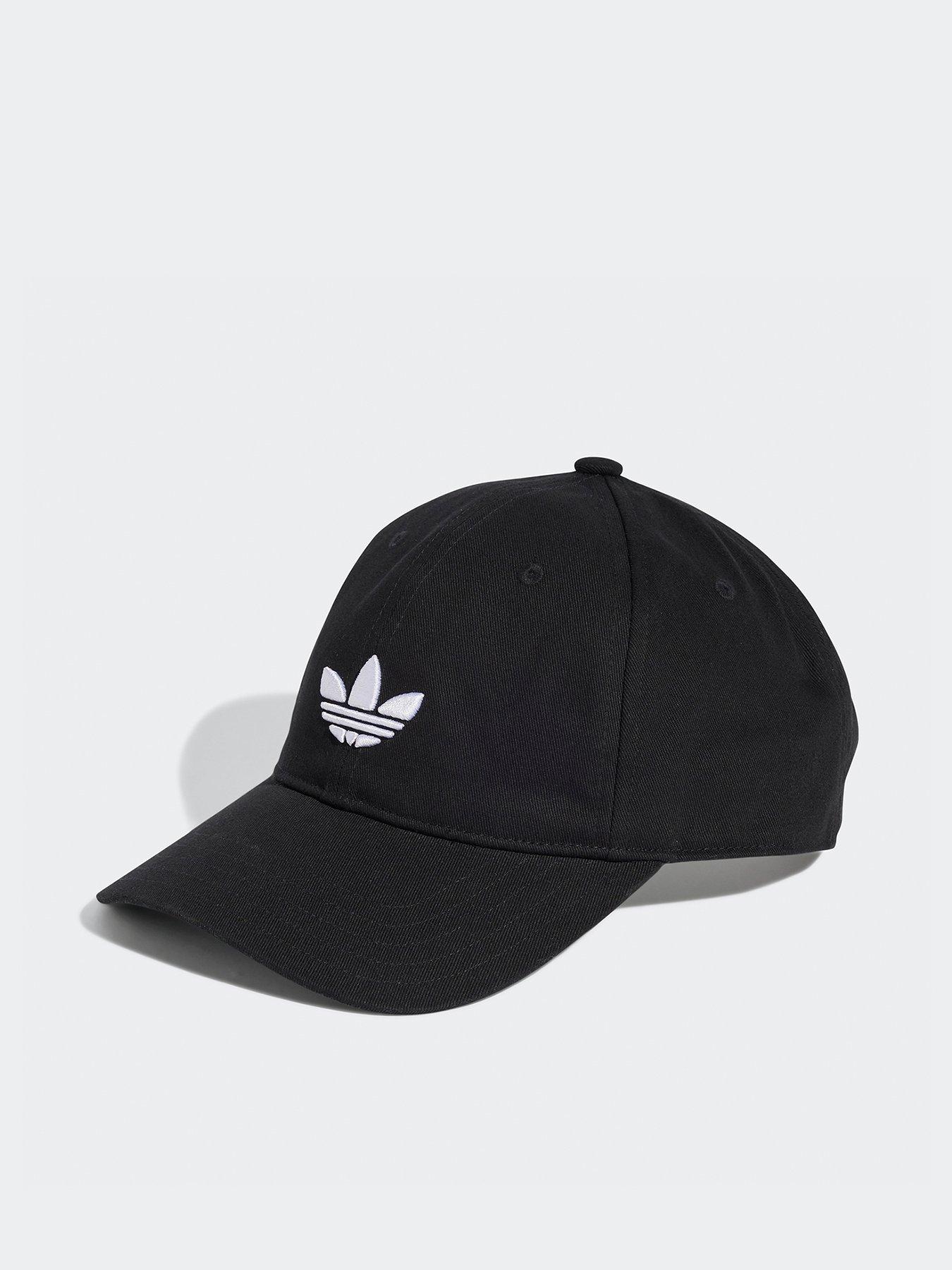 adidas-originals-mens-classic-trefoil-baseball-cap-black