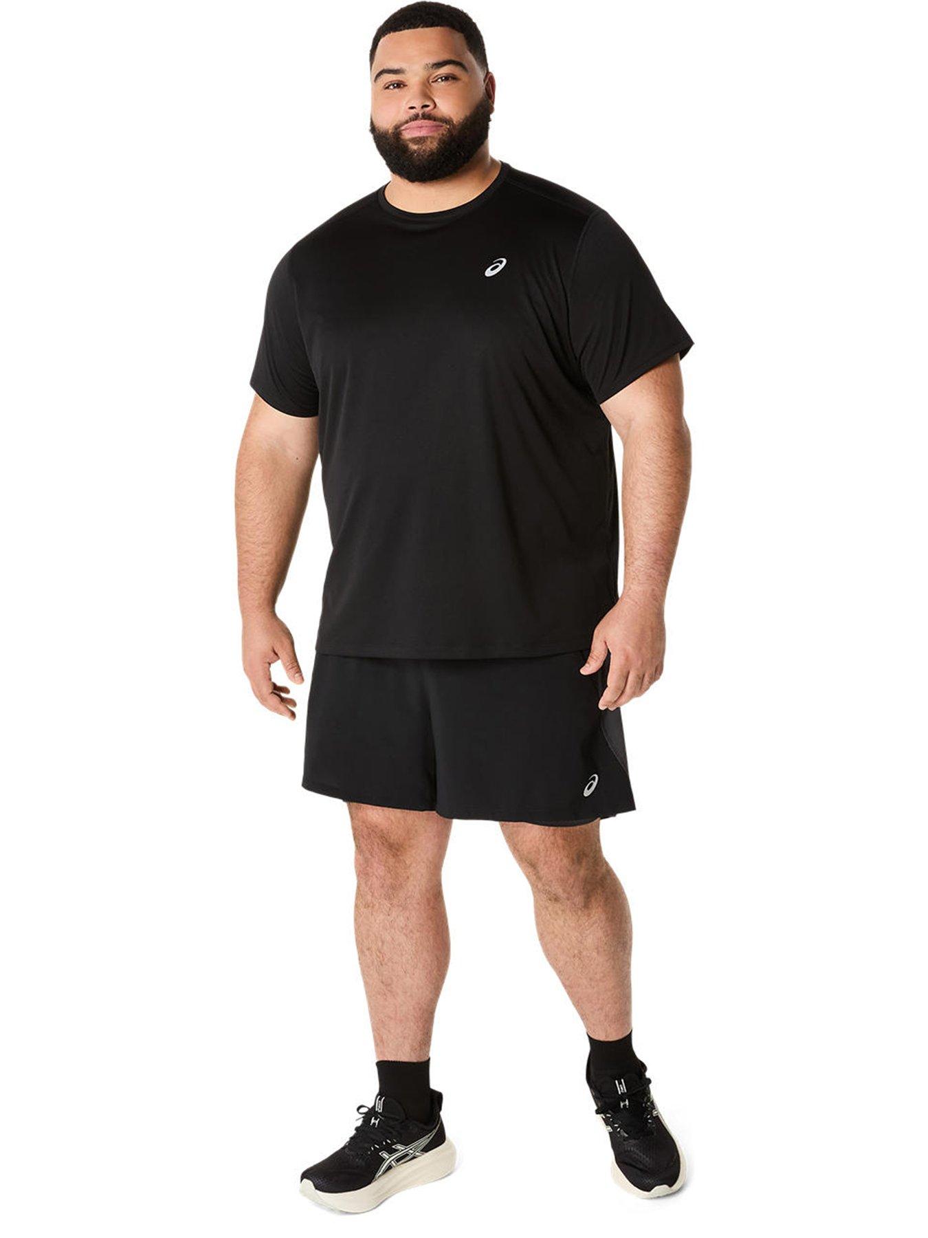  image of asics-mens-running-core-short-sleeve-top-black