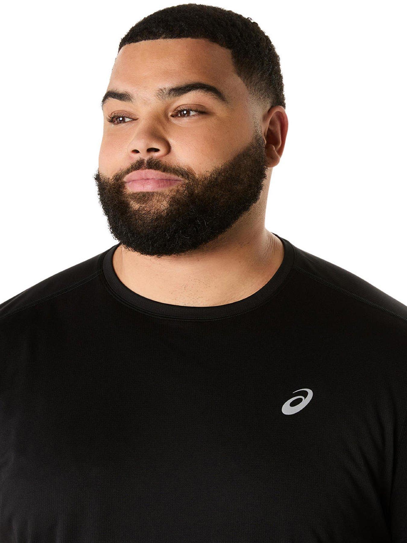  image of asics-mens-running-core-short-sleeve-top-black