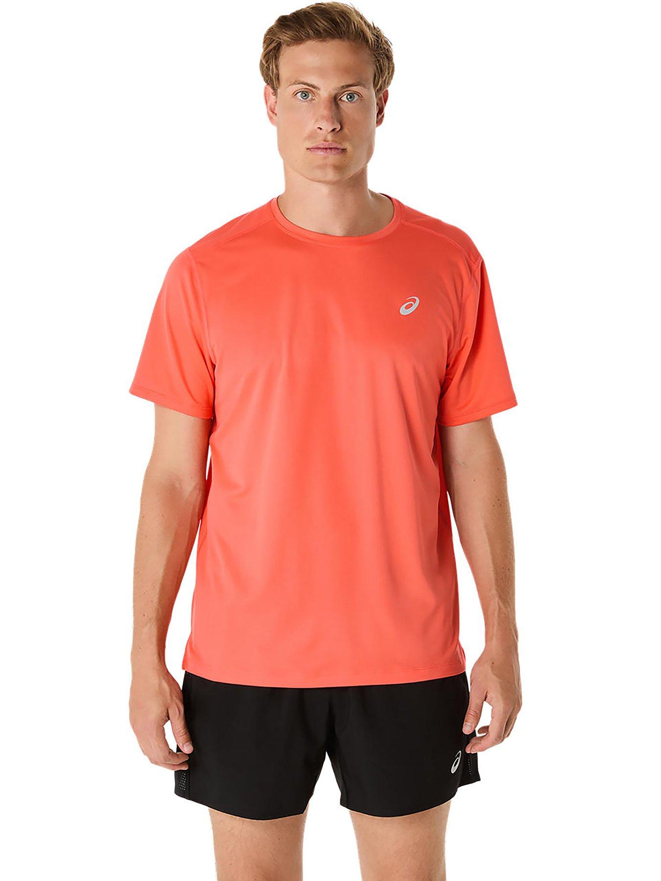 undefined Mens Running Core T-Shirt - Coral