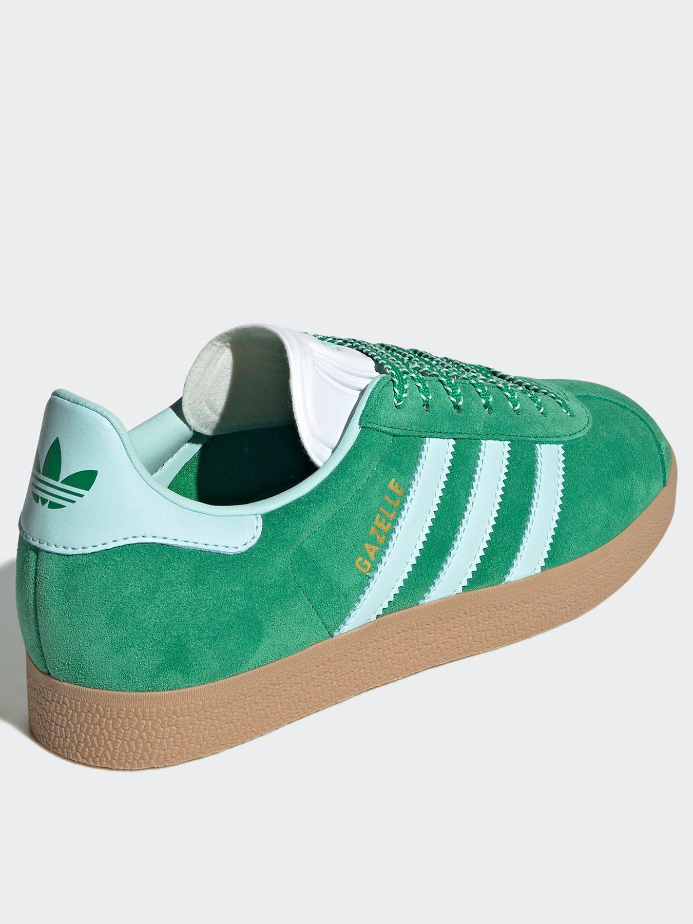 adidas gazelle silver green womens ADIDAS GAZELLE INDOOR