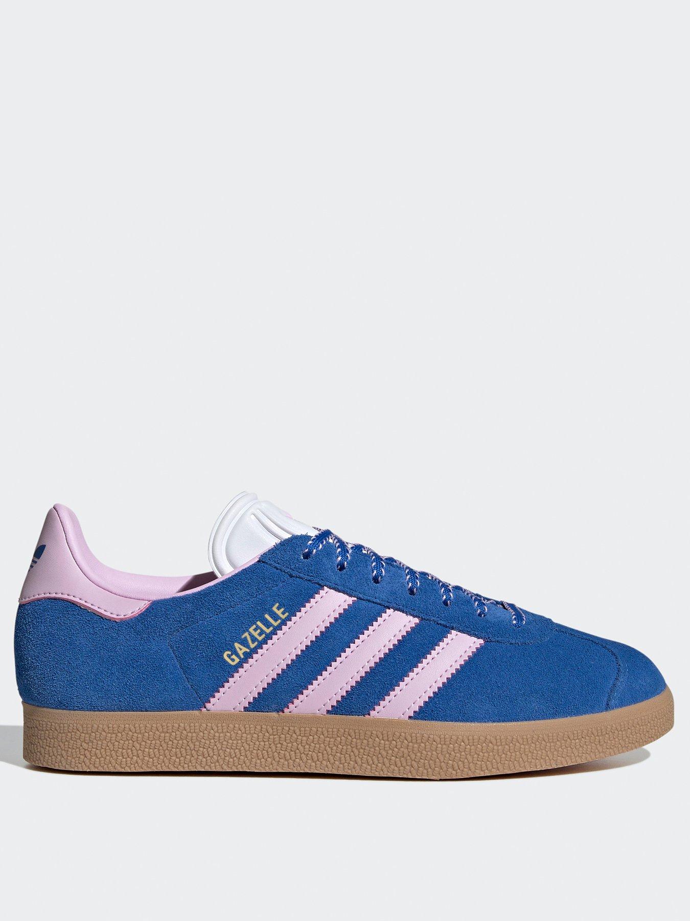 adidas gazelle silver green womens adidas Gazelle Indoor Shoes - Women's - Sandy Pink / Cloud White / Gum main image 1
