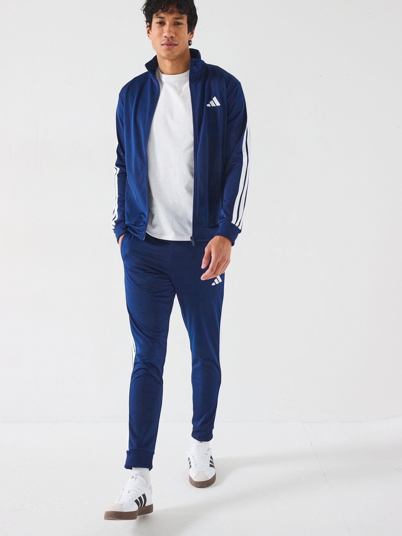 front image of adidas-sportswear-mens-sportswear-basic-3-stripes-tricot-tracksuit-blue