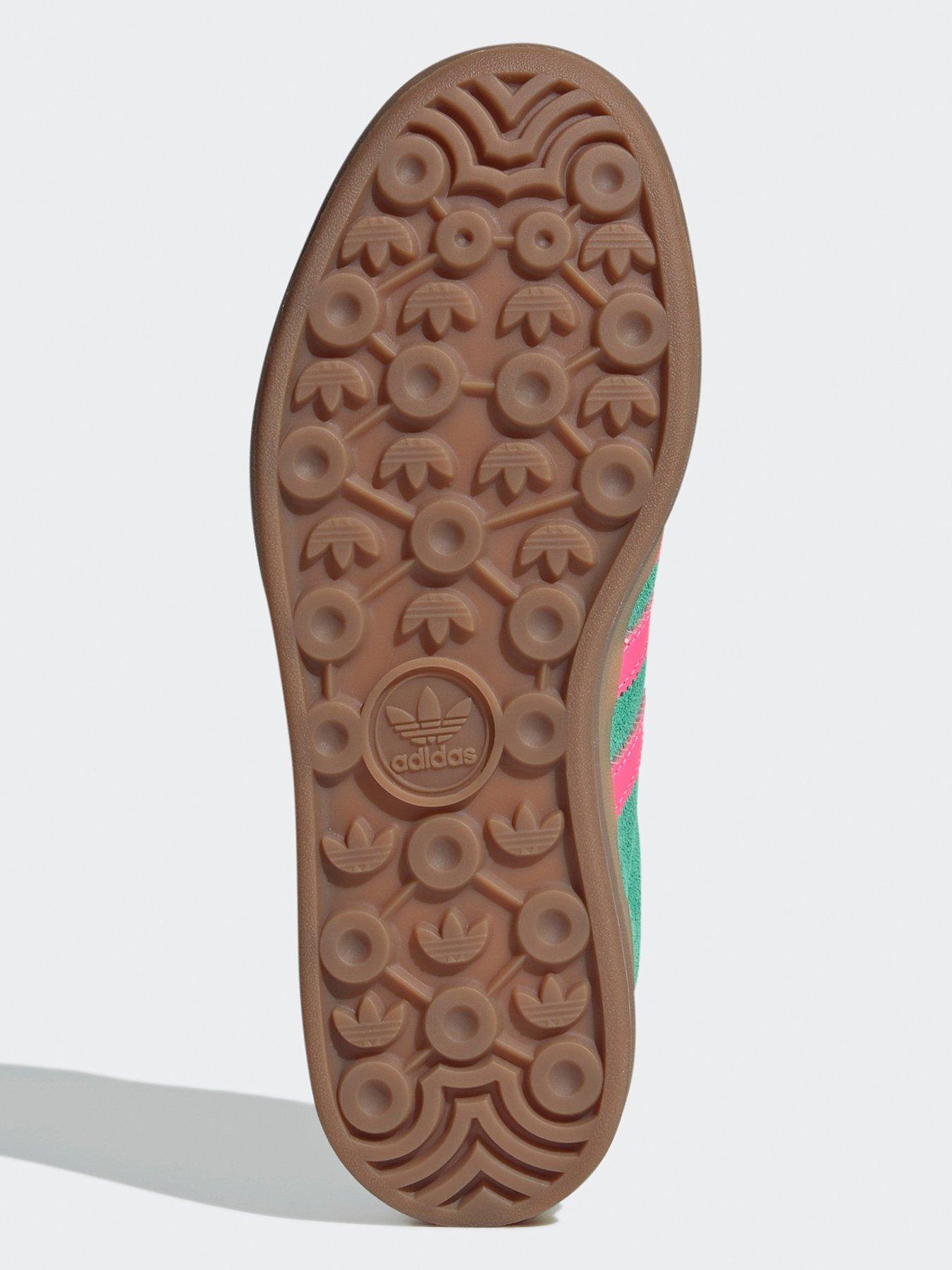  image of adidas-originals-womens-gazelle-bold-trainers-green