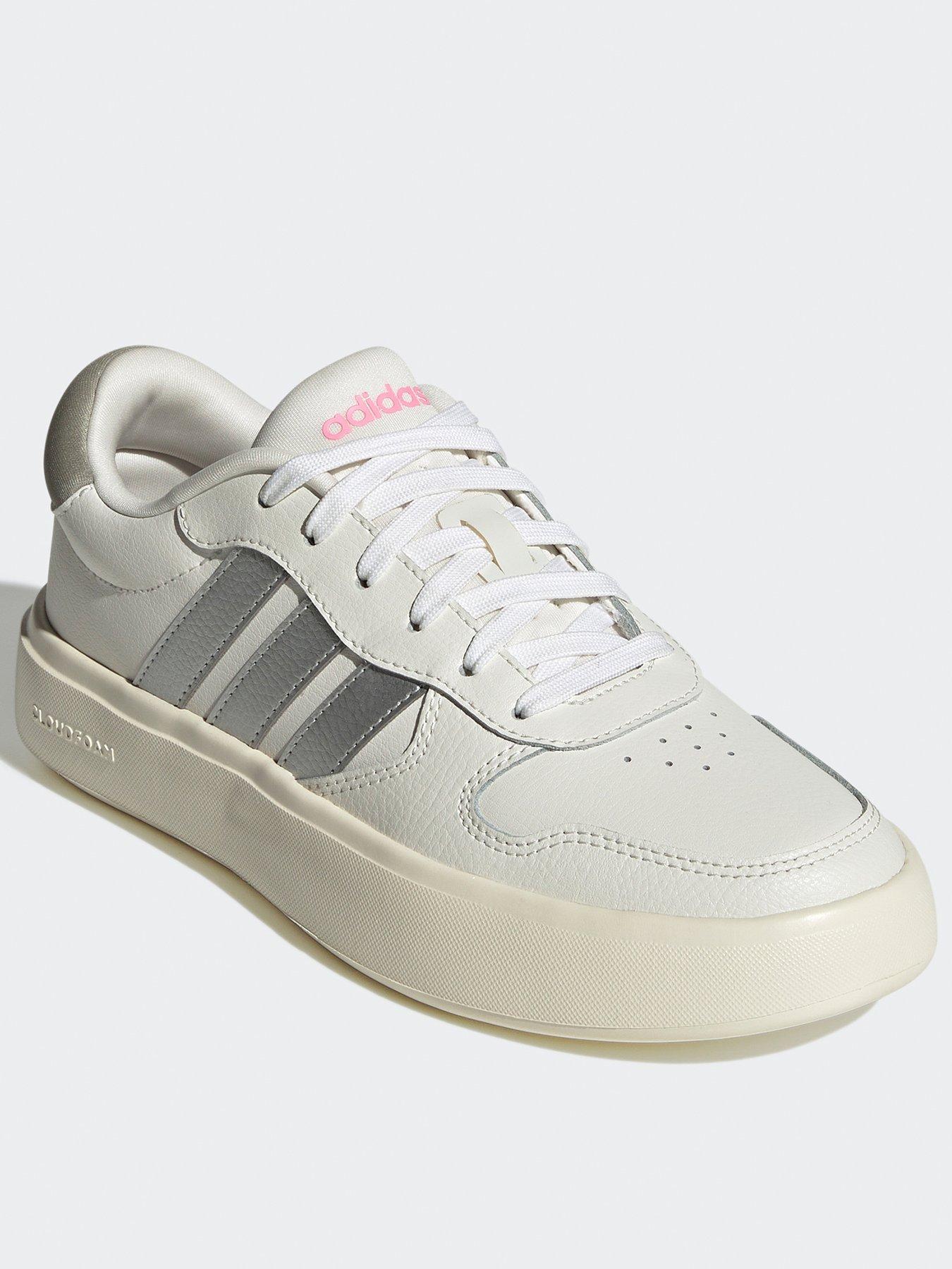  image of adidas-sportswear-womens-litecourt-trainers-whitesilver