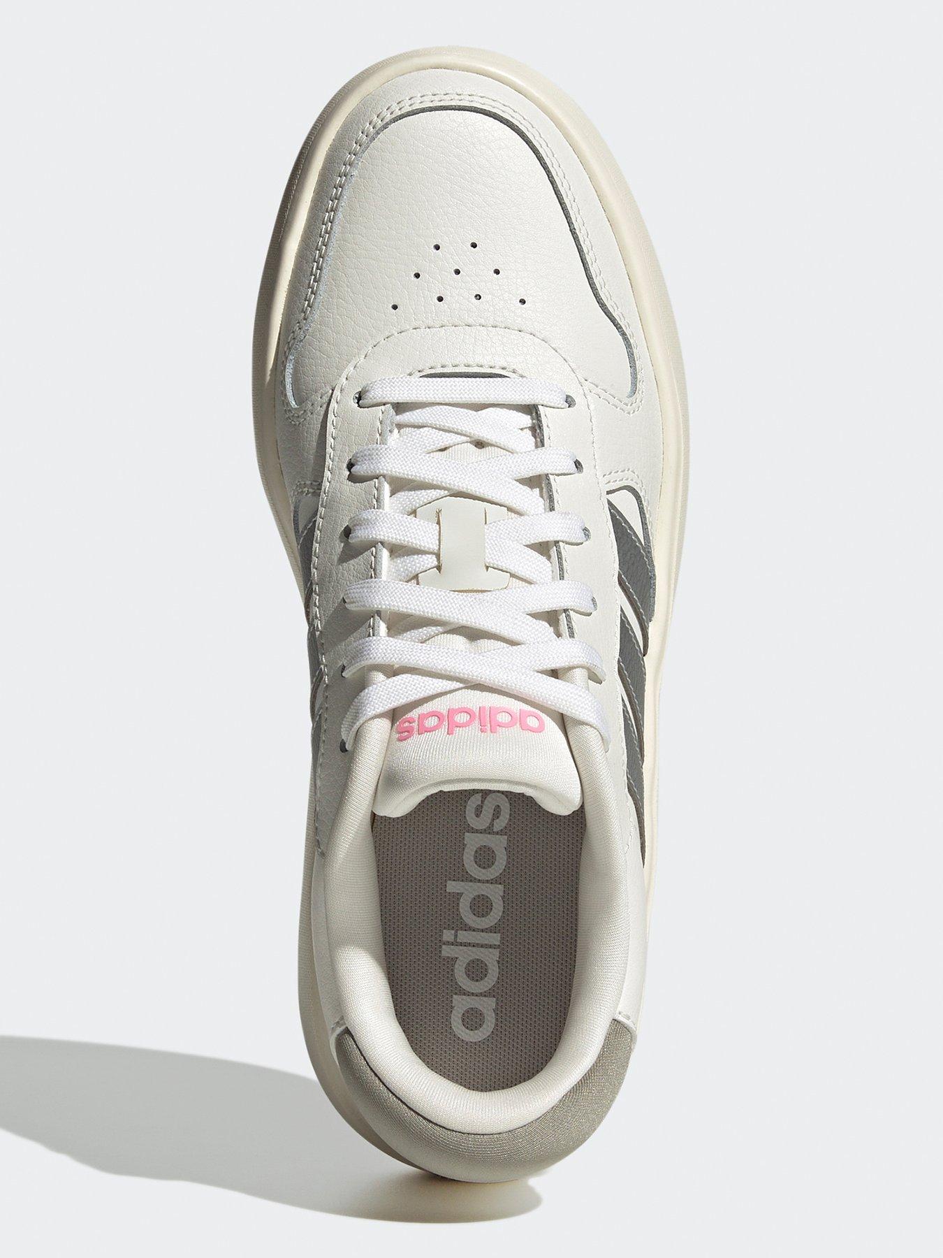  image of adidas-sportswear-womens-litecourt-trainers-whitesilver