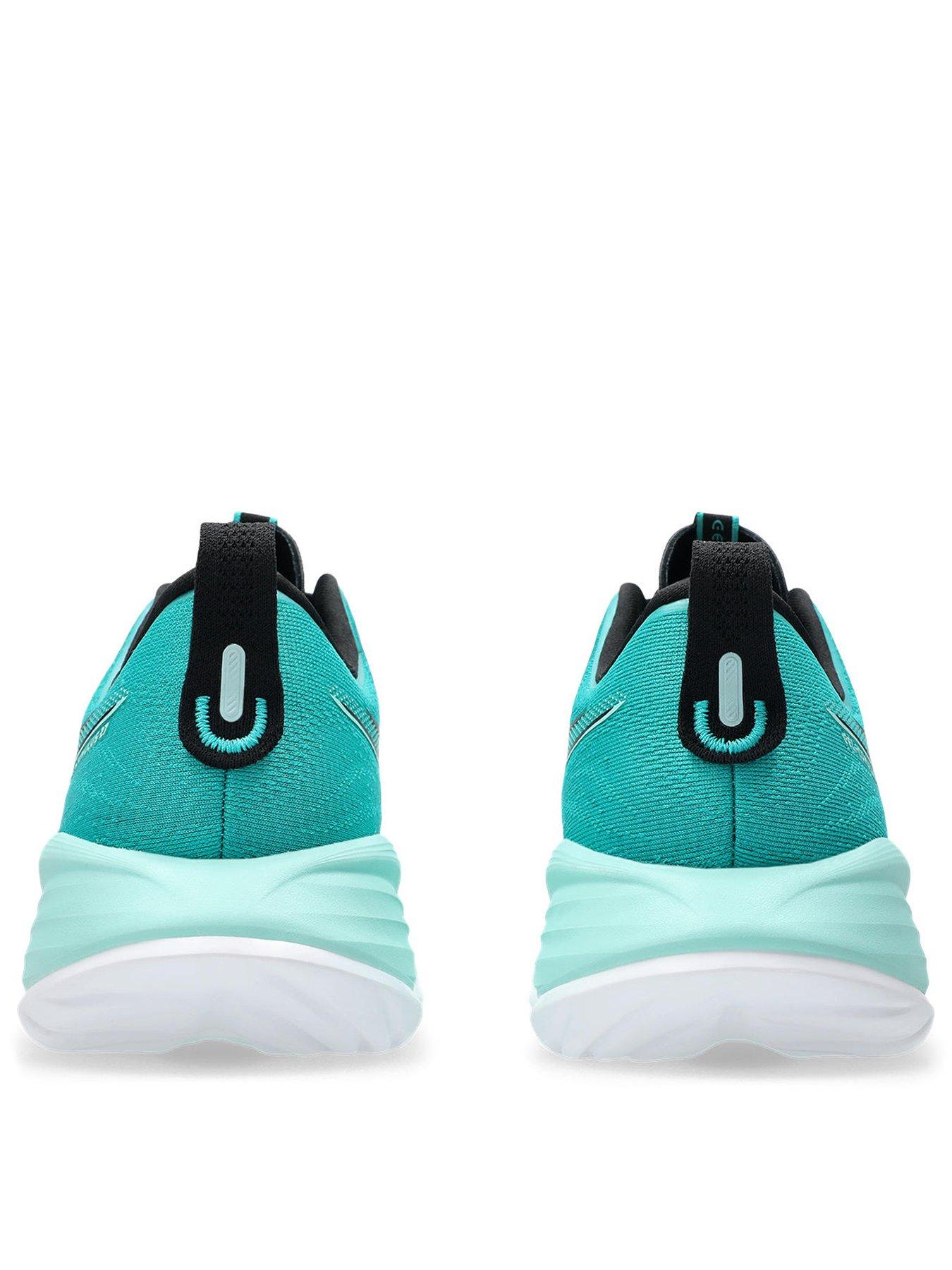  image of asics-mens-running-gel-cumulus-27-trainers-teal-green