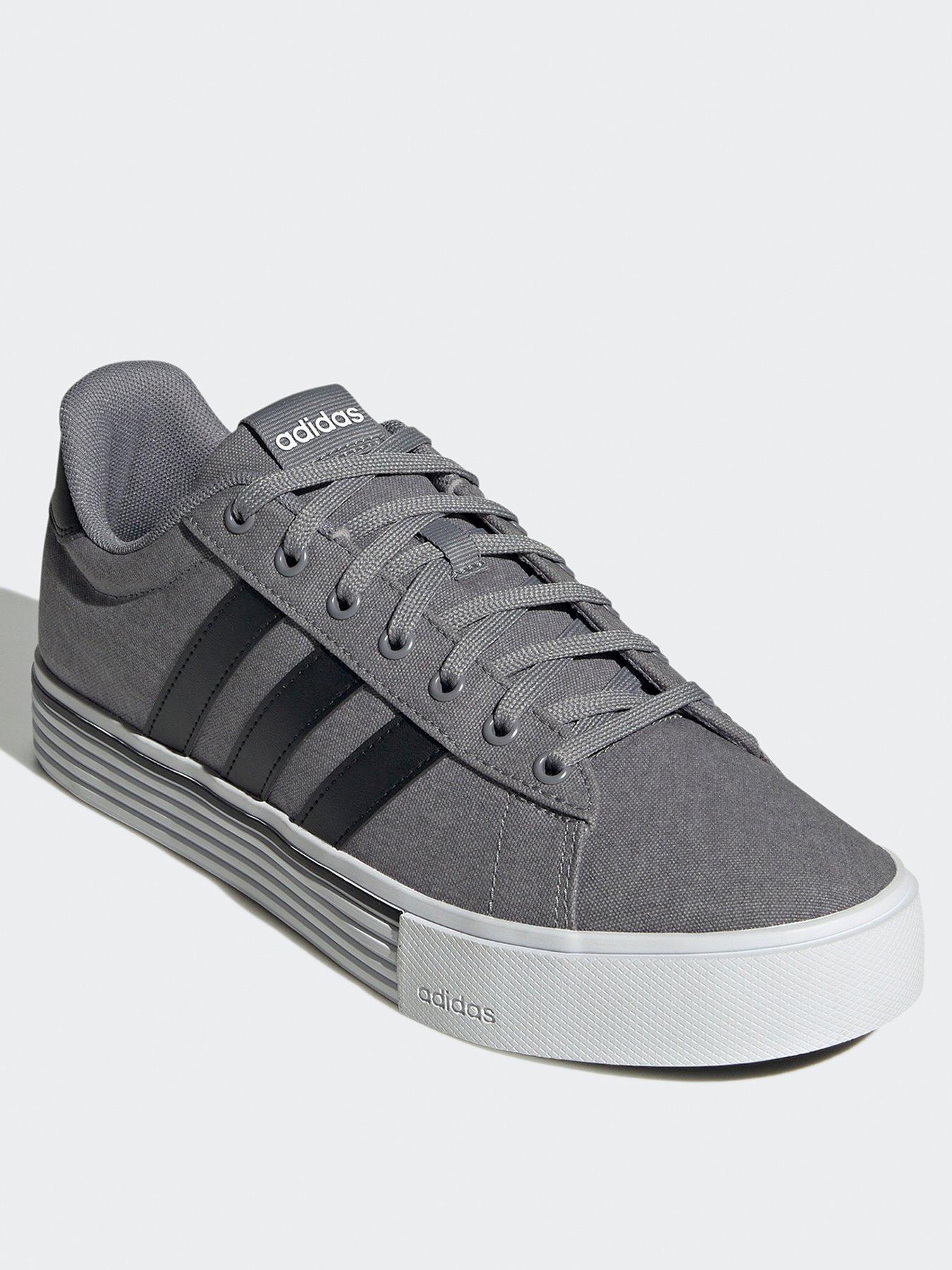  image of adidas-sportswear-mens-daily-40-trainers-grey-greycore-blackftwr-white