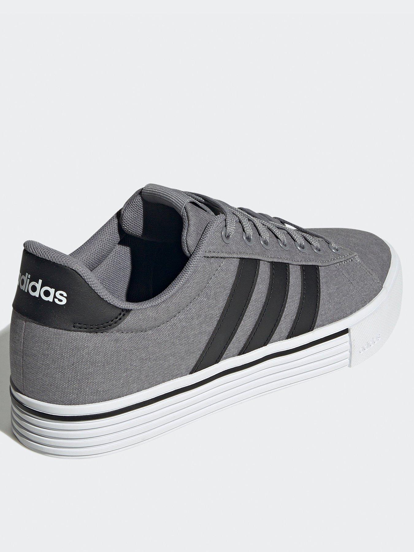  image of adidas-sportswear-mens-daily-40-trainers-grey-greycore-blackftwr-white