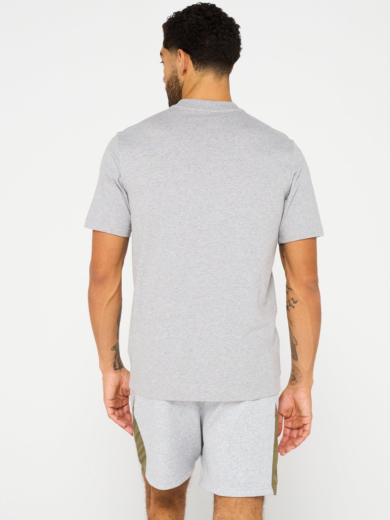  image of adidas-sportswear-mens-essentials-small-logo-single-t-shirt-grey