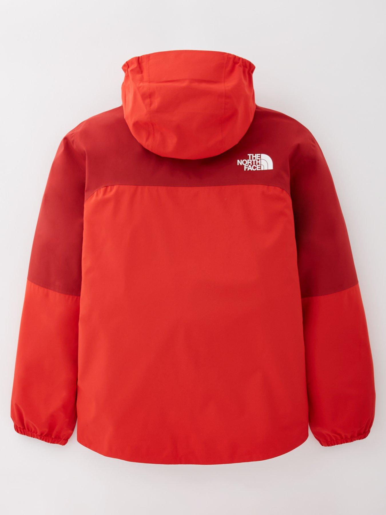 Image 2 of 4 of THE NORTH FACE Teen Hike Packable Shell Jacket - Red